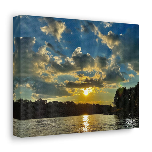 "Summer Sunset on Herrington -1" Canvas Gallery Wraps