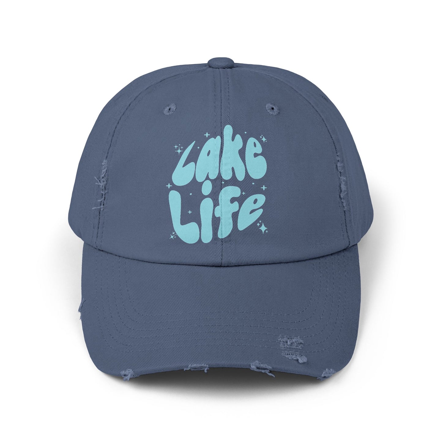 Herrington Lake Life Unisex Distressed Cap