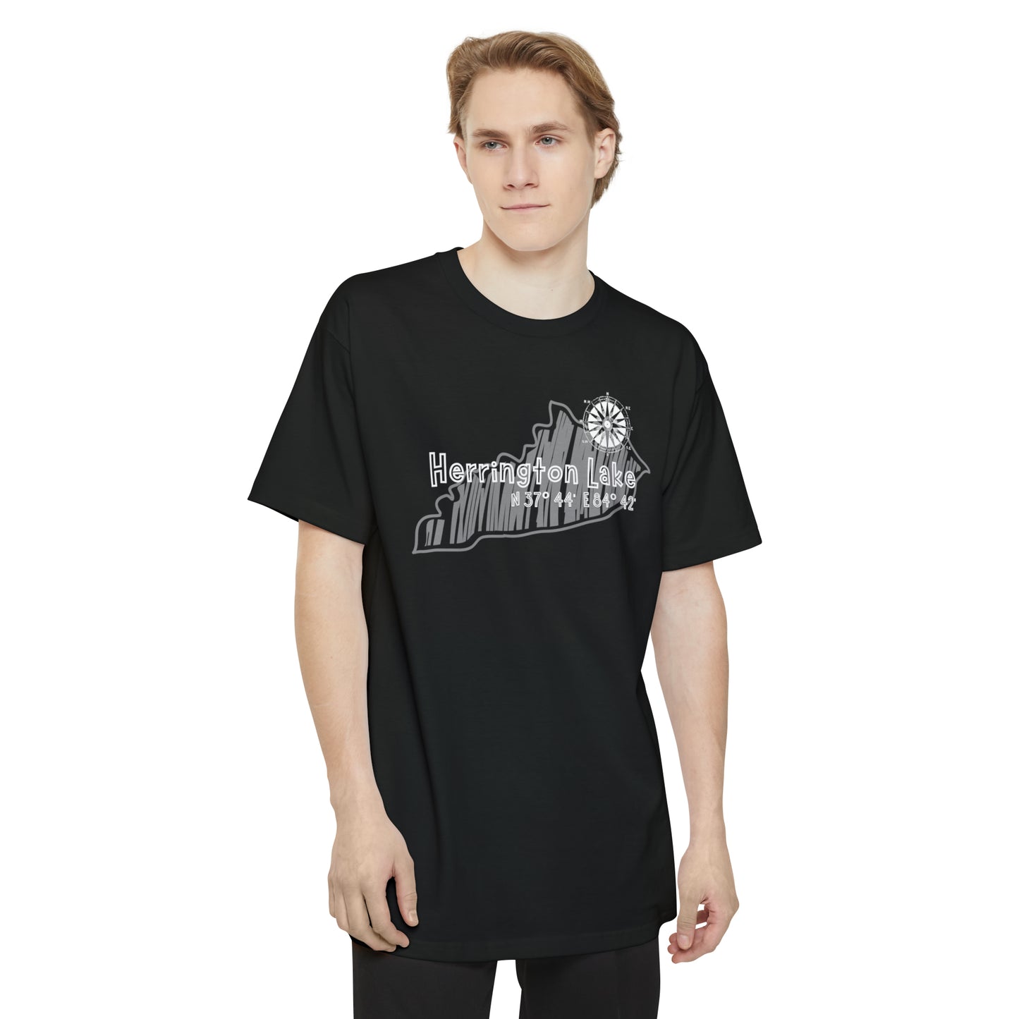 Herrington Lake Cabin Sketch Tall Hanes Beefy-T® T-Shirt