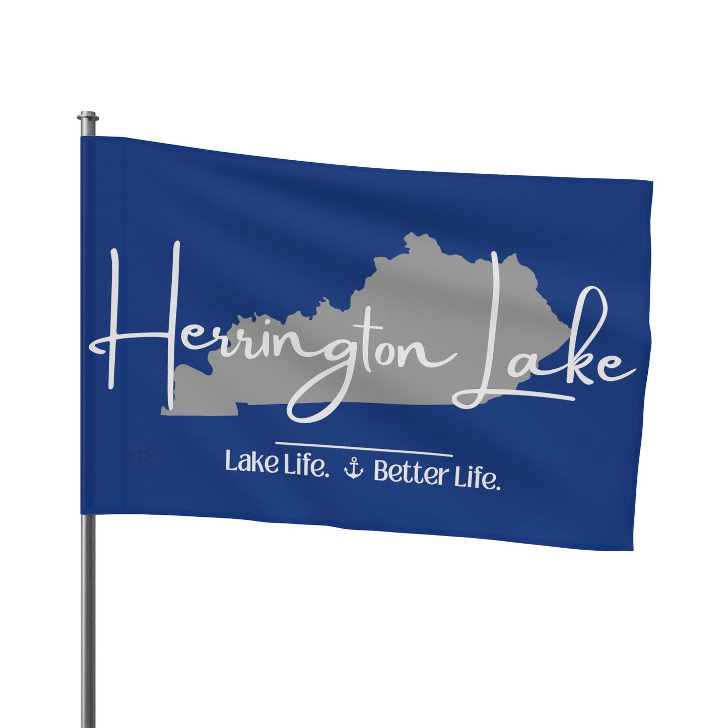 Herrington Lake Signature Collection Flag - Blue