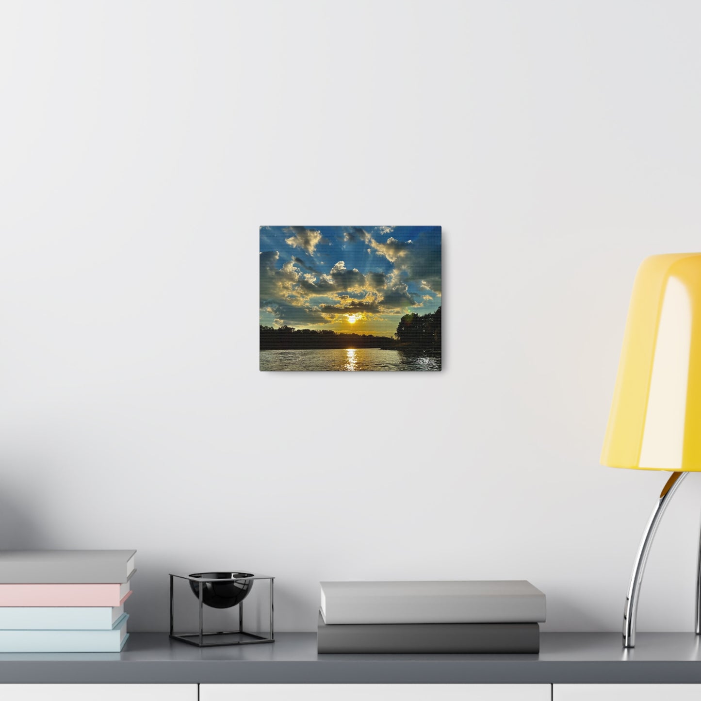 "Summer Sunset on Herrington -1" Canvas Gallery Wraps