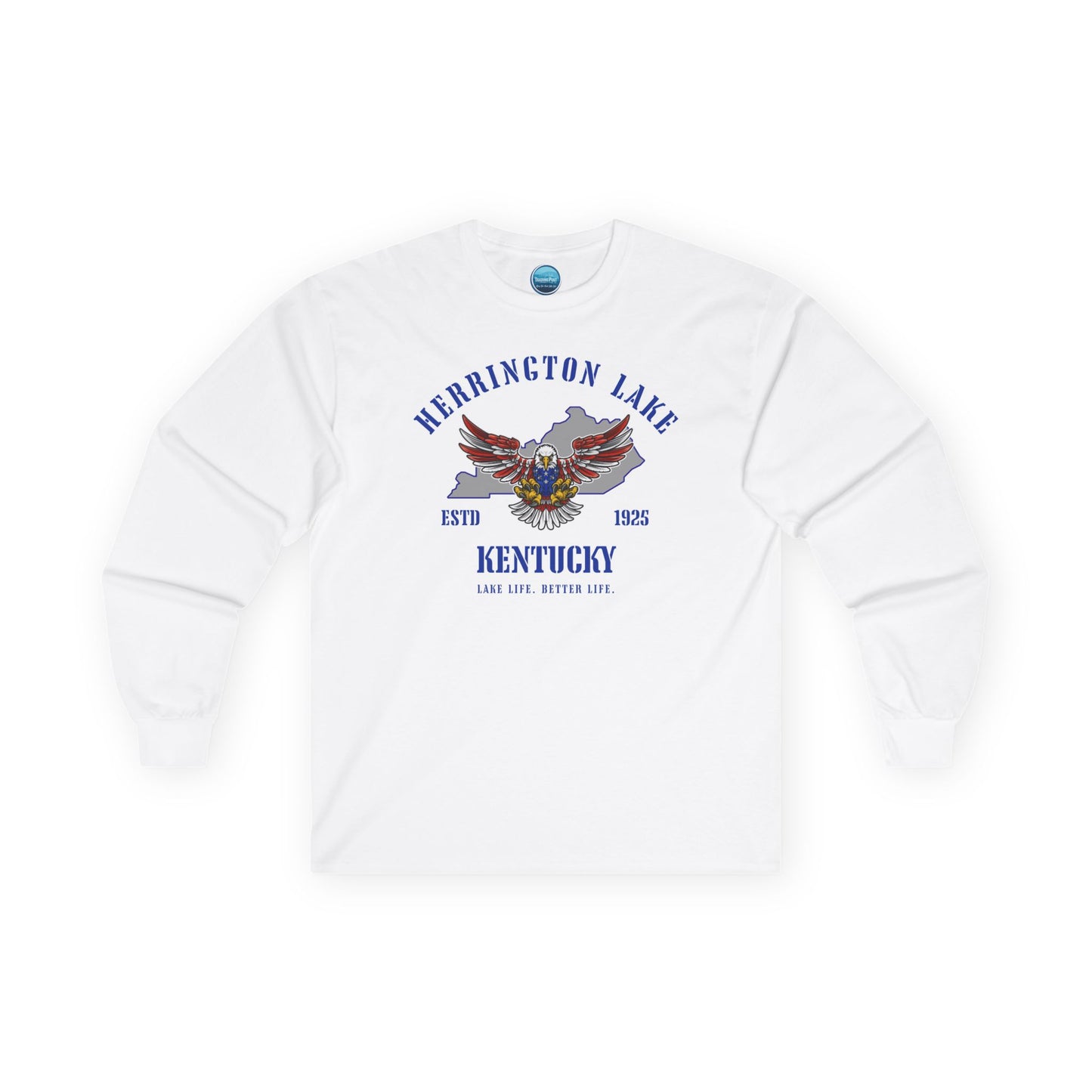 "Screaming Eagle" Herrington Lake Patriots Collection Ultra Cotton Long Sleeve Tee