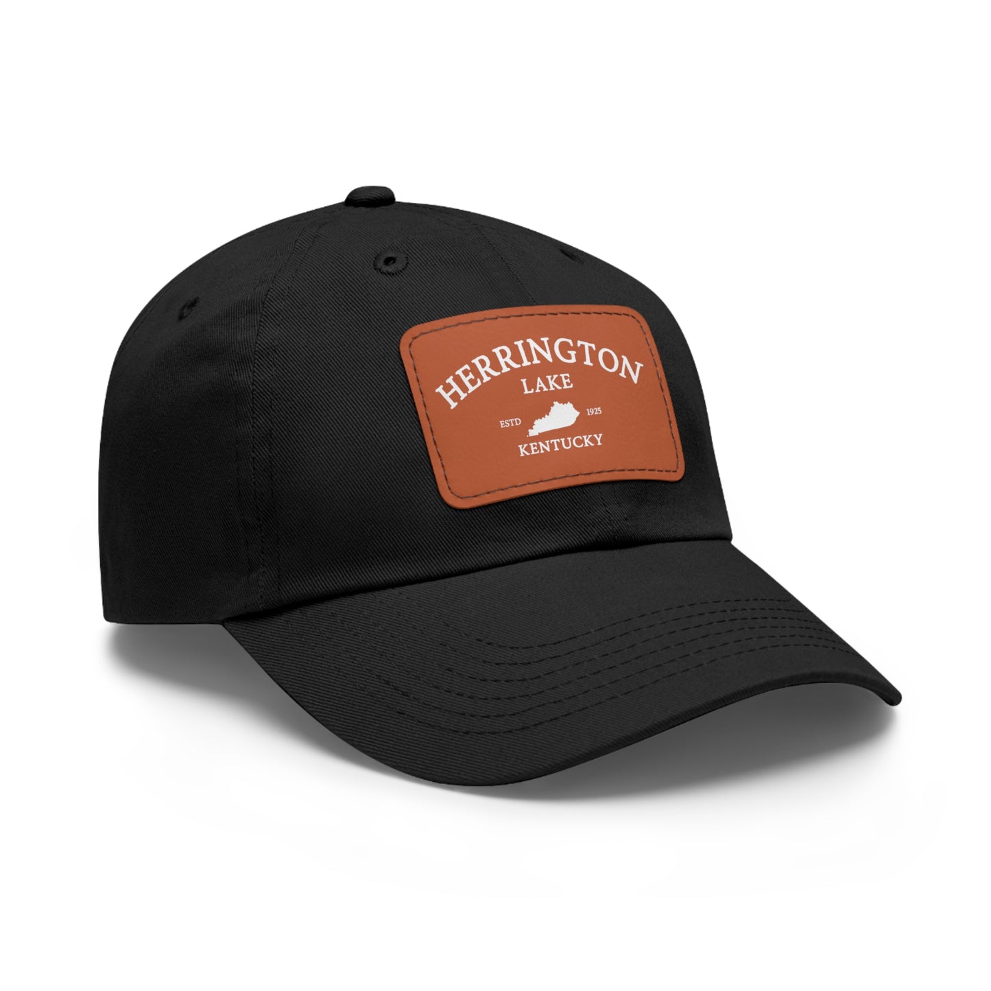 "Simply Herrington" Collection Dad Hat with Leather Patch