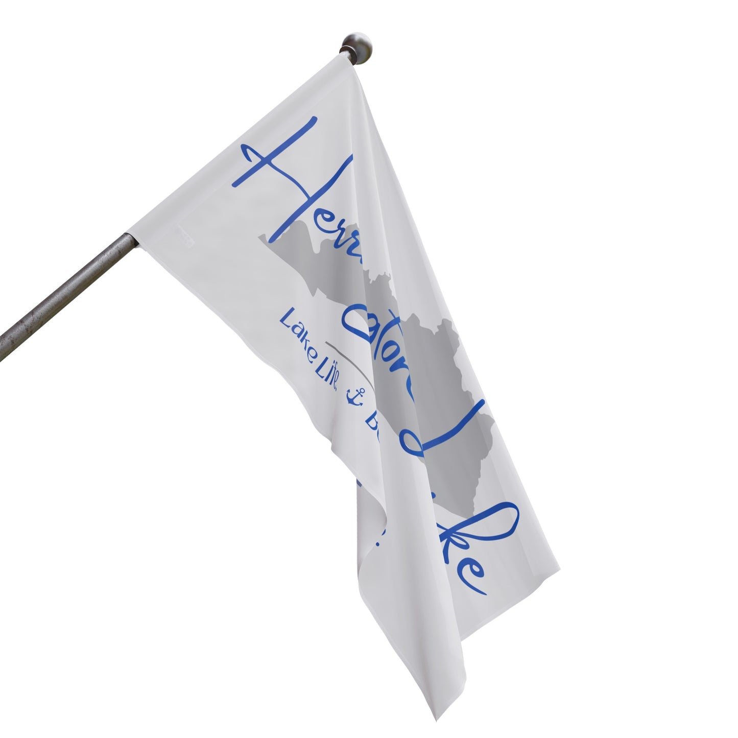 Herrington Lake Signature Collection Flag - White