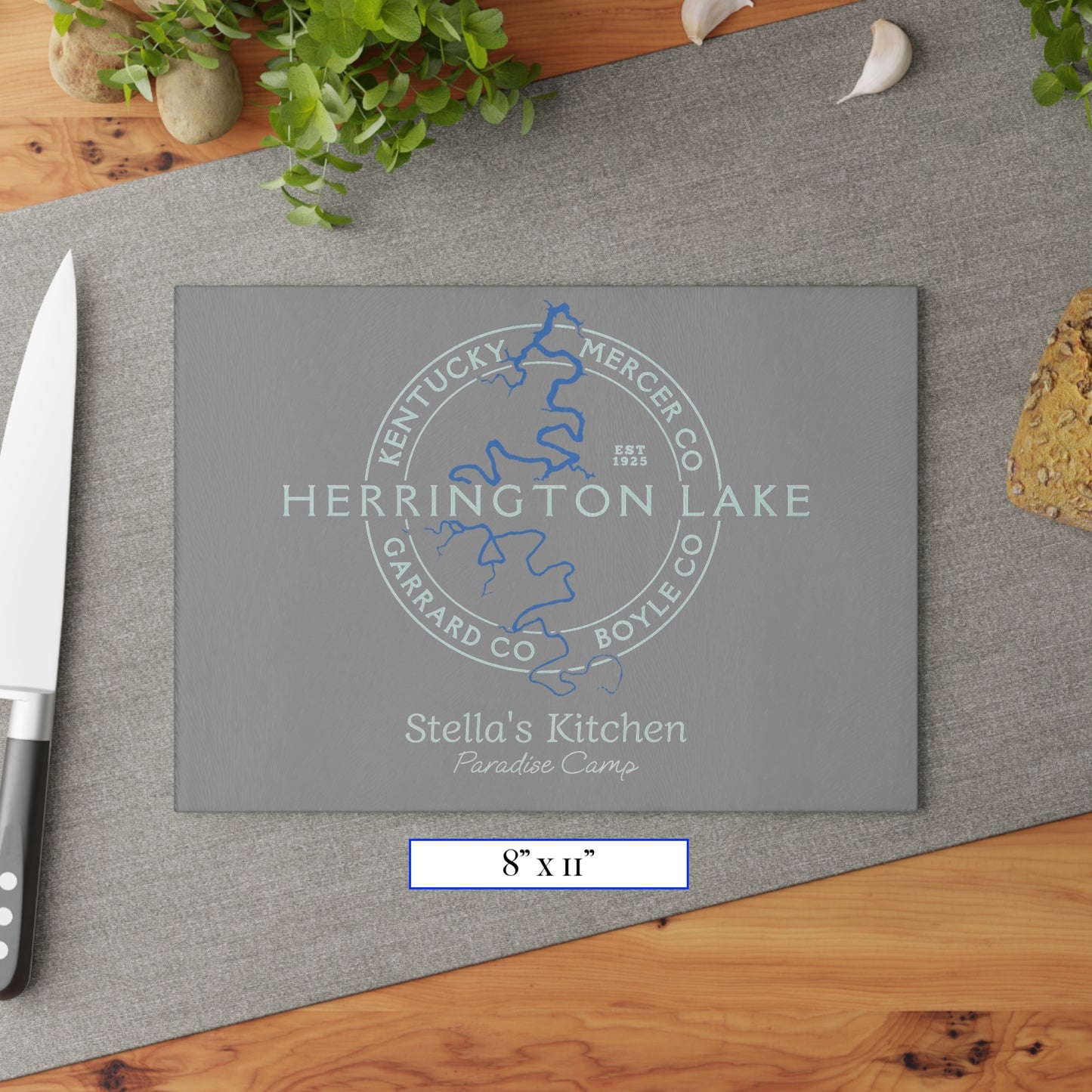 The Personalized Custom "Classic" Collection Glass Cutting Board