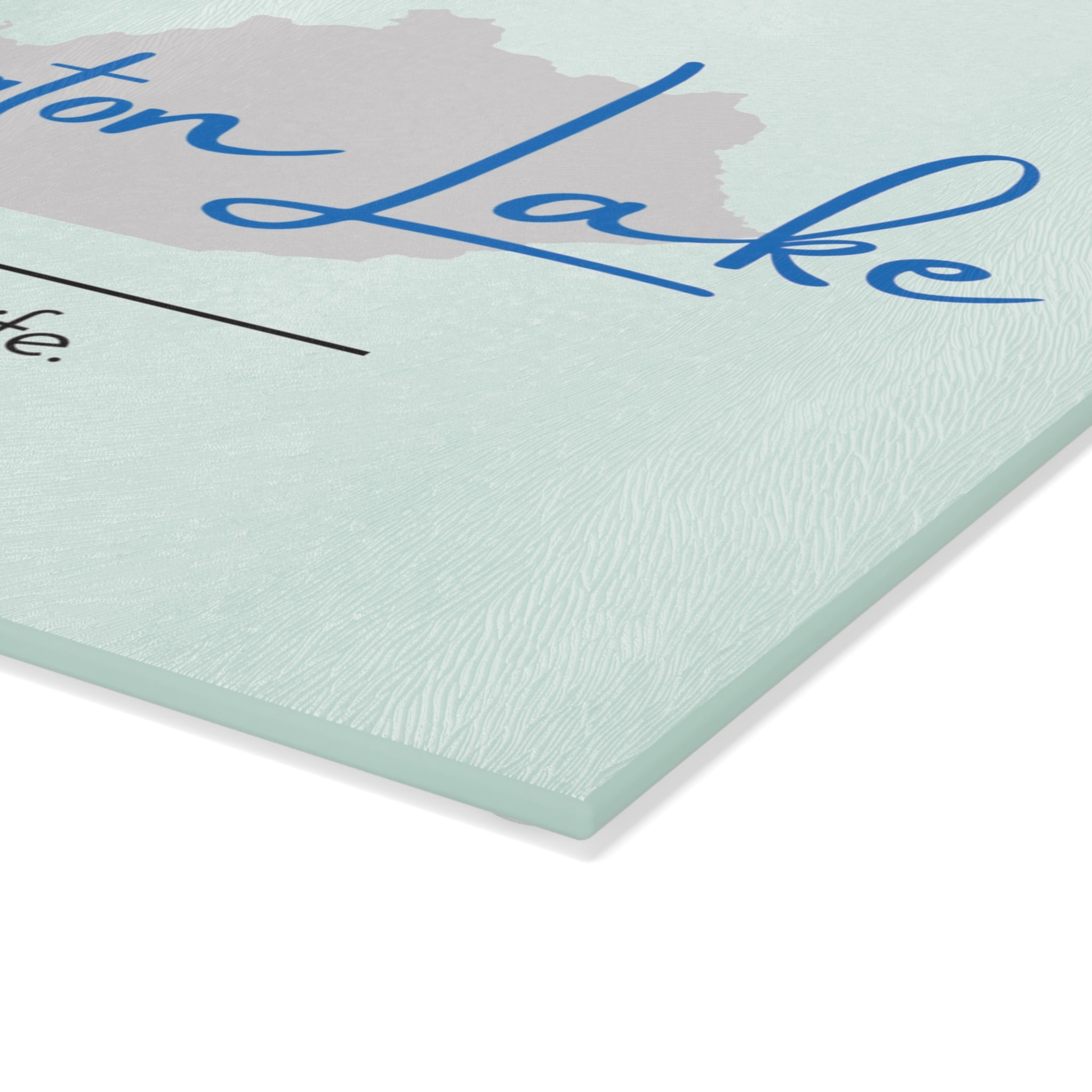 Herrington Lake Signature Collection Glass Cutting Board - White