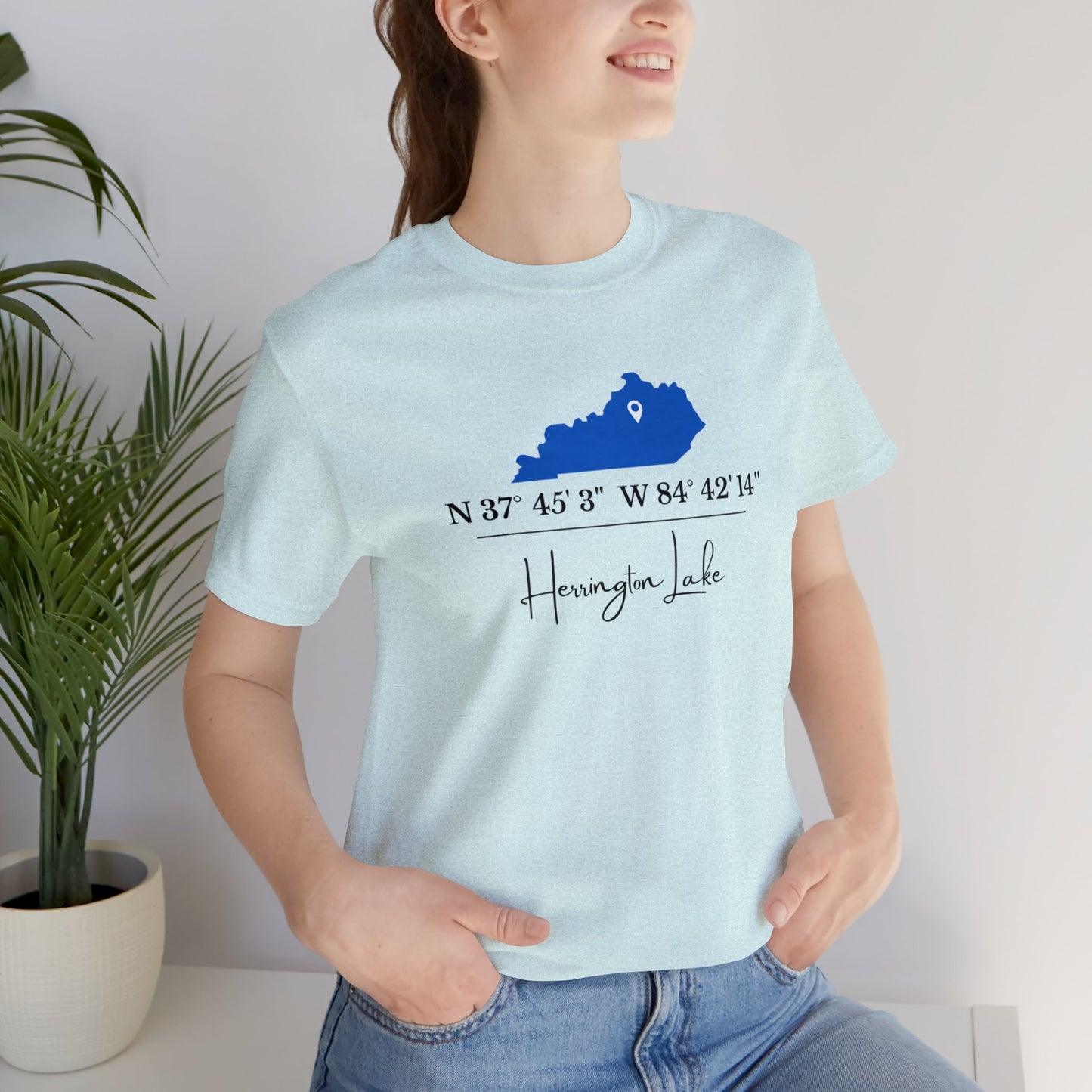 EXPRESS - Herrington Lake Coordinates Jersey Knit Cotton Short Sleeve Tee
