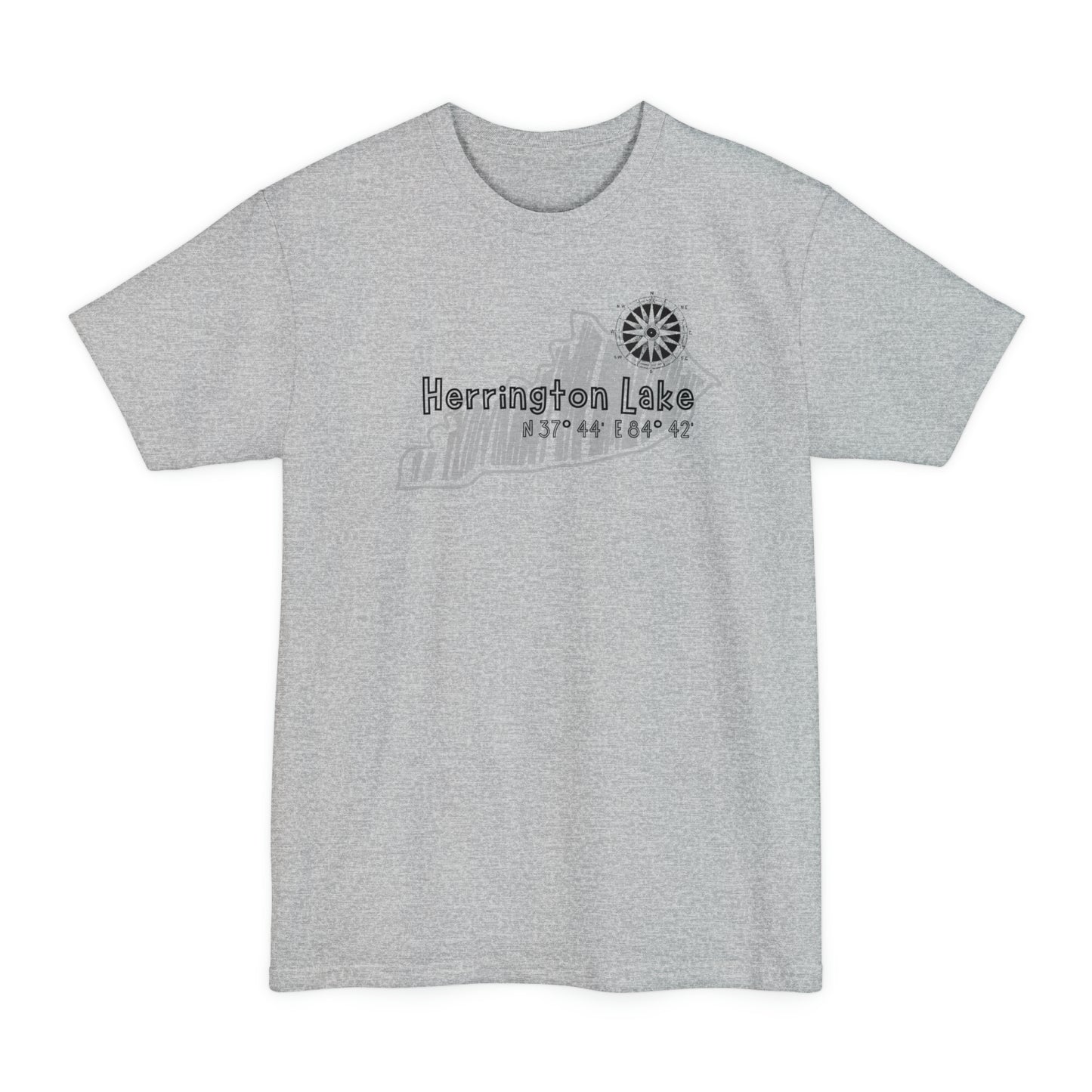 Herrington Lake Cabin Sketch Tall Hanes Beefy-T® T-Shirt