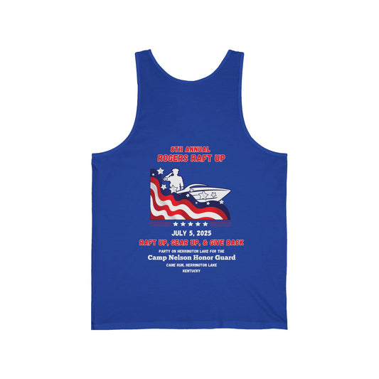 2025 Rogers Raft-Up Unisex Jersey Knit Cotton Tank