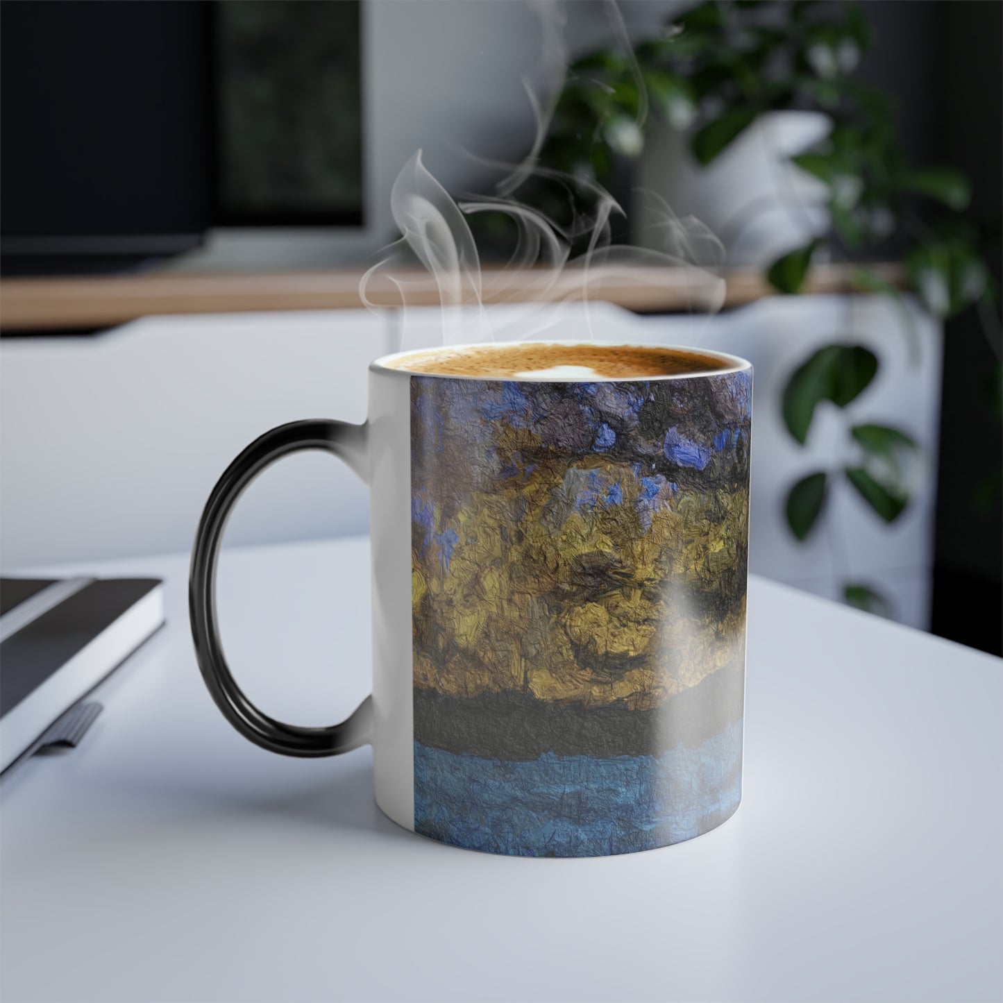 "Herrington Nights - 1" Color Morphing Mug, 11oz