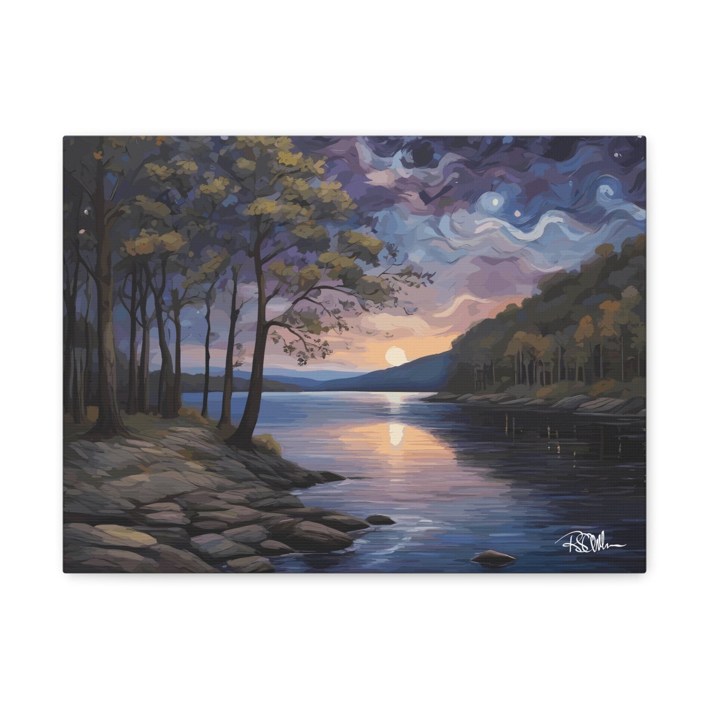 "The Coming of Night" Canvas Gallery Wrap