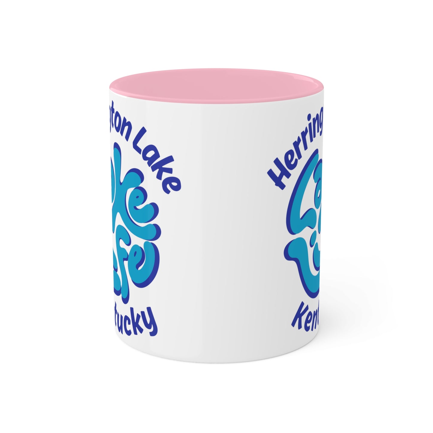 Herrington "Lake Life" Colorful Accent Mugs, 11oz