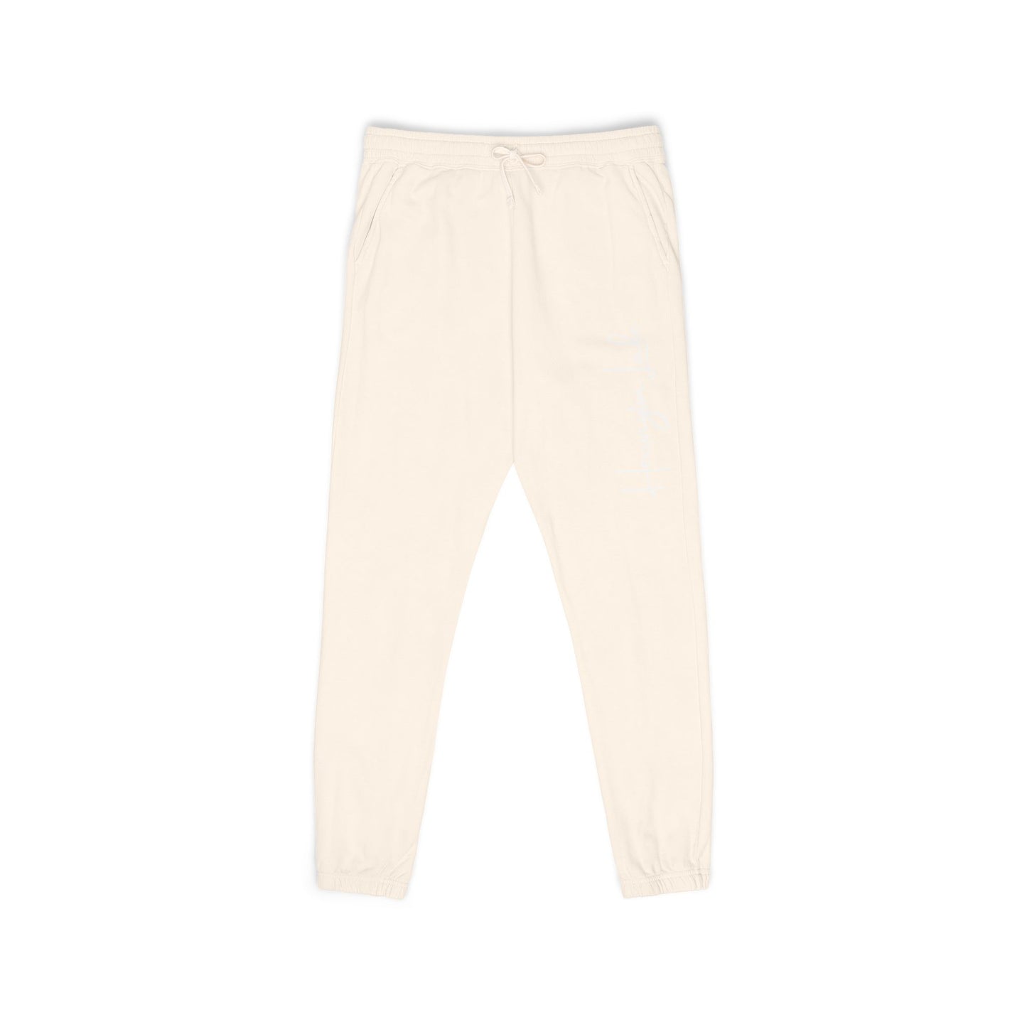 Herrington Lake Script Logo Unisex Garment-Dyed Fleece Sweatpants