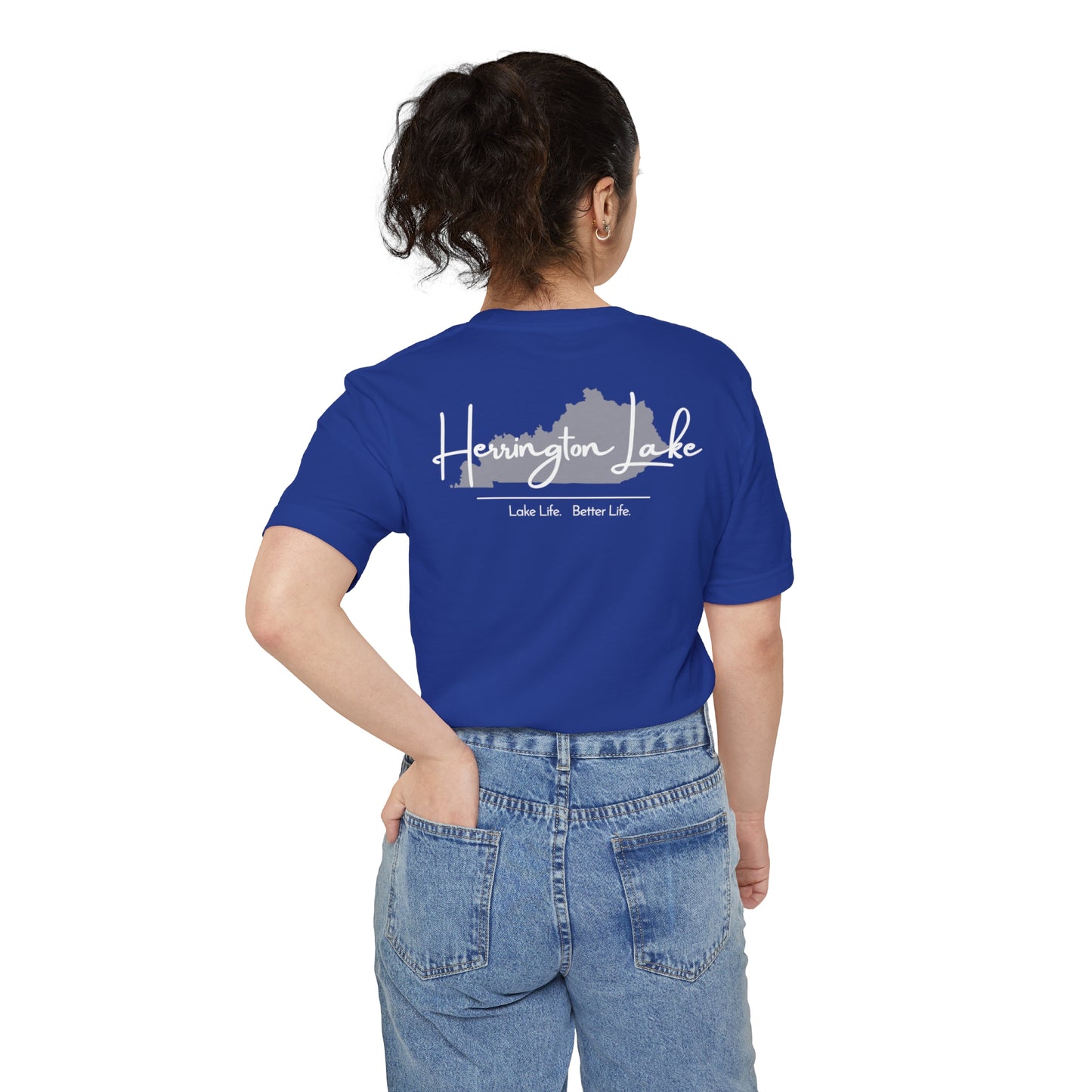 Herrington Lake State Signature Double Sided Pocket Tee