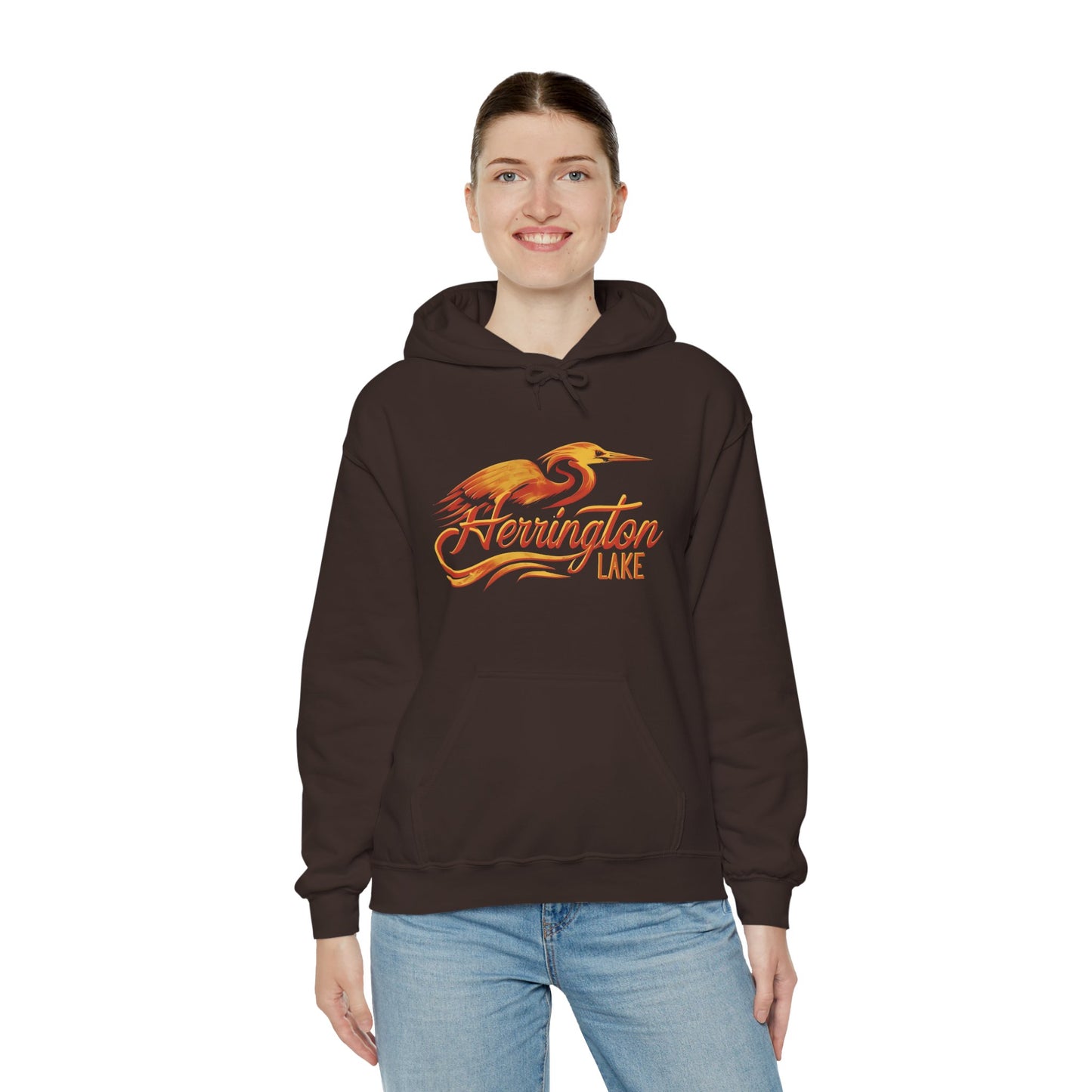 Sunrise Heron Herrington Lake Unisex Heavy Blend™ Hooded Sweatshirt