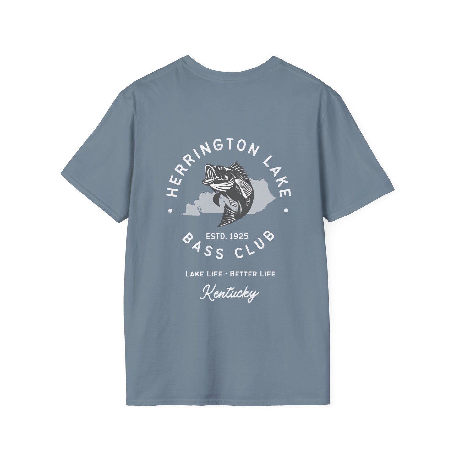 HLKY Bass Club Soft Ringspun Cotton Double-Sided Tee
