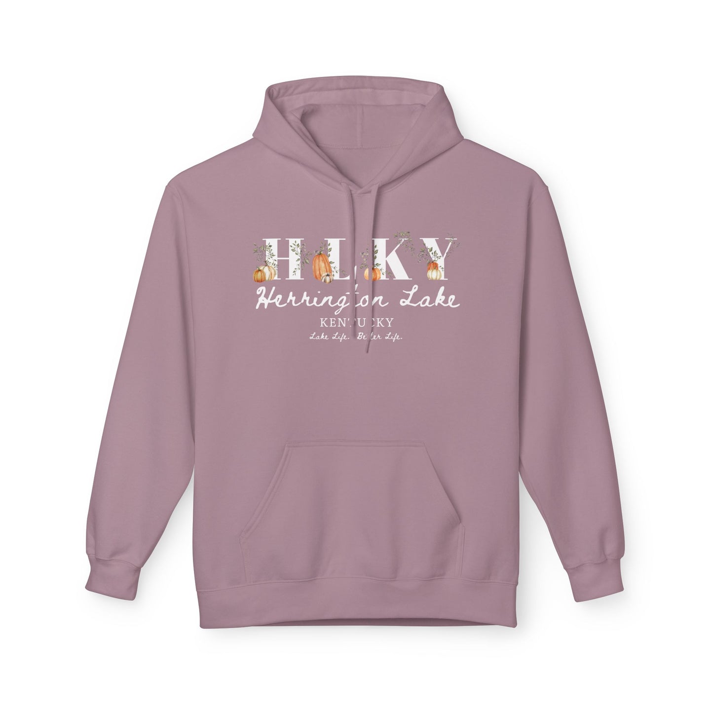 Fall Pumpkin HLKY Collection Unisex Midweight Softstyle Fleece Hoodie