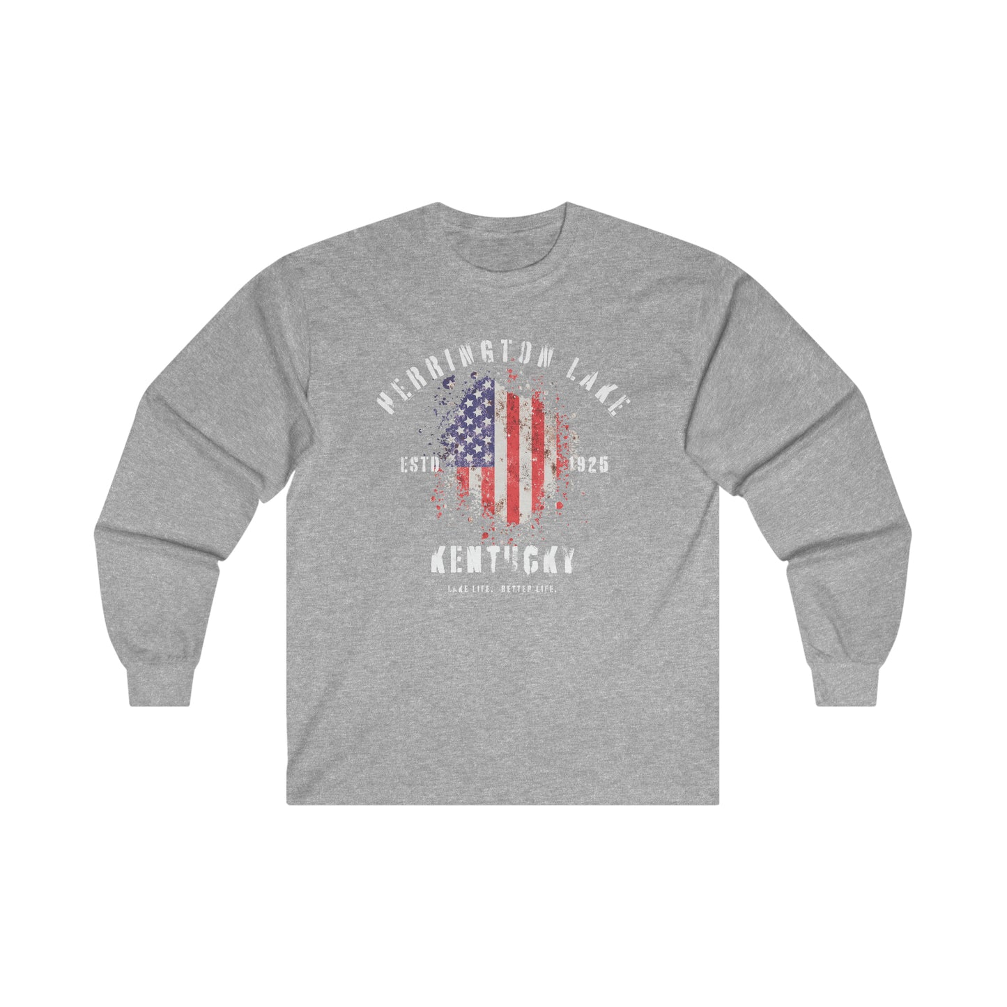 Herrington Lake Patriots Ultra Cotton Long Sleeve Tee