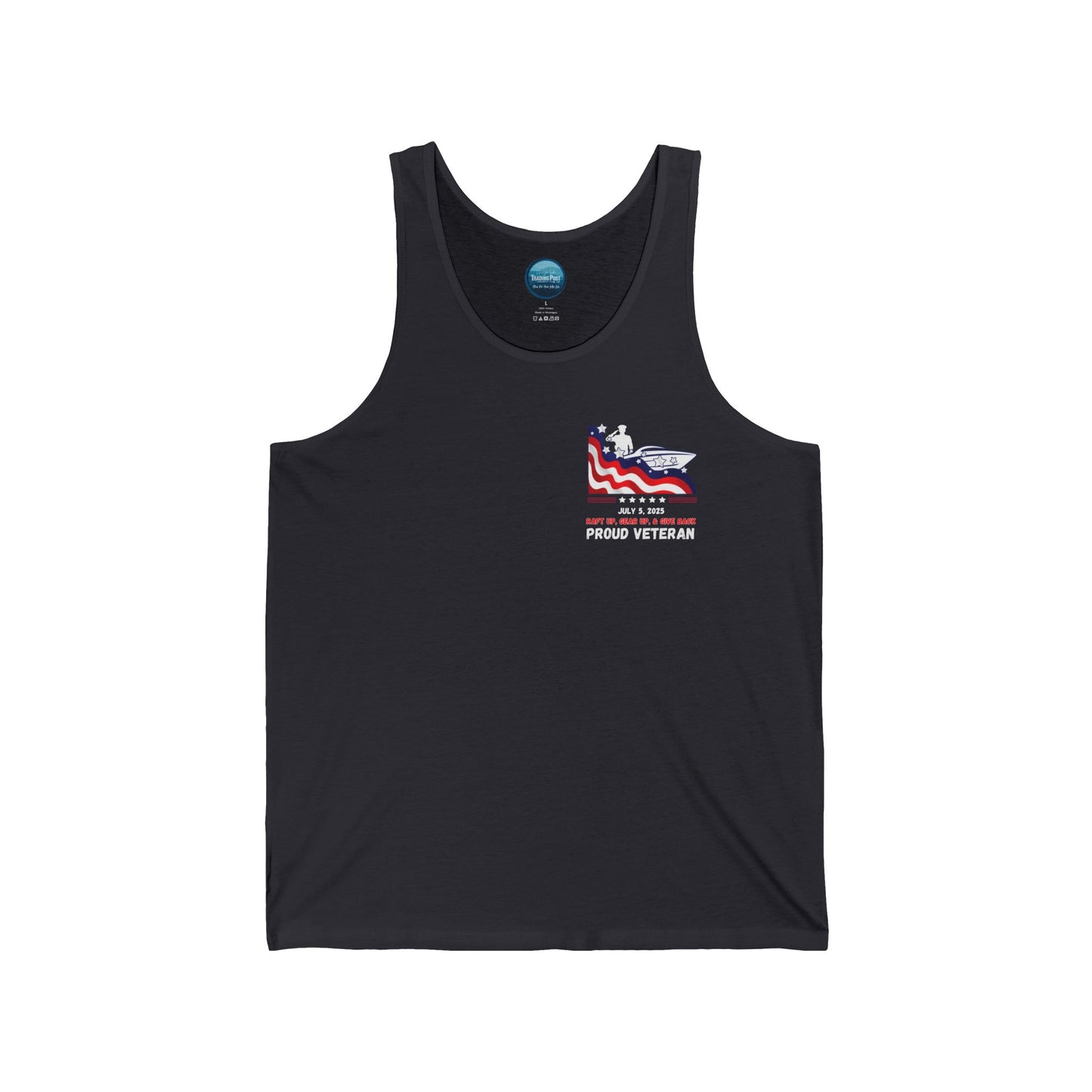 VETERANS 2025 Rogers Raft-Up Unisex Jersey Knit Cotton Tank