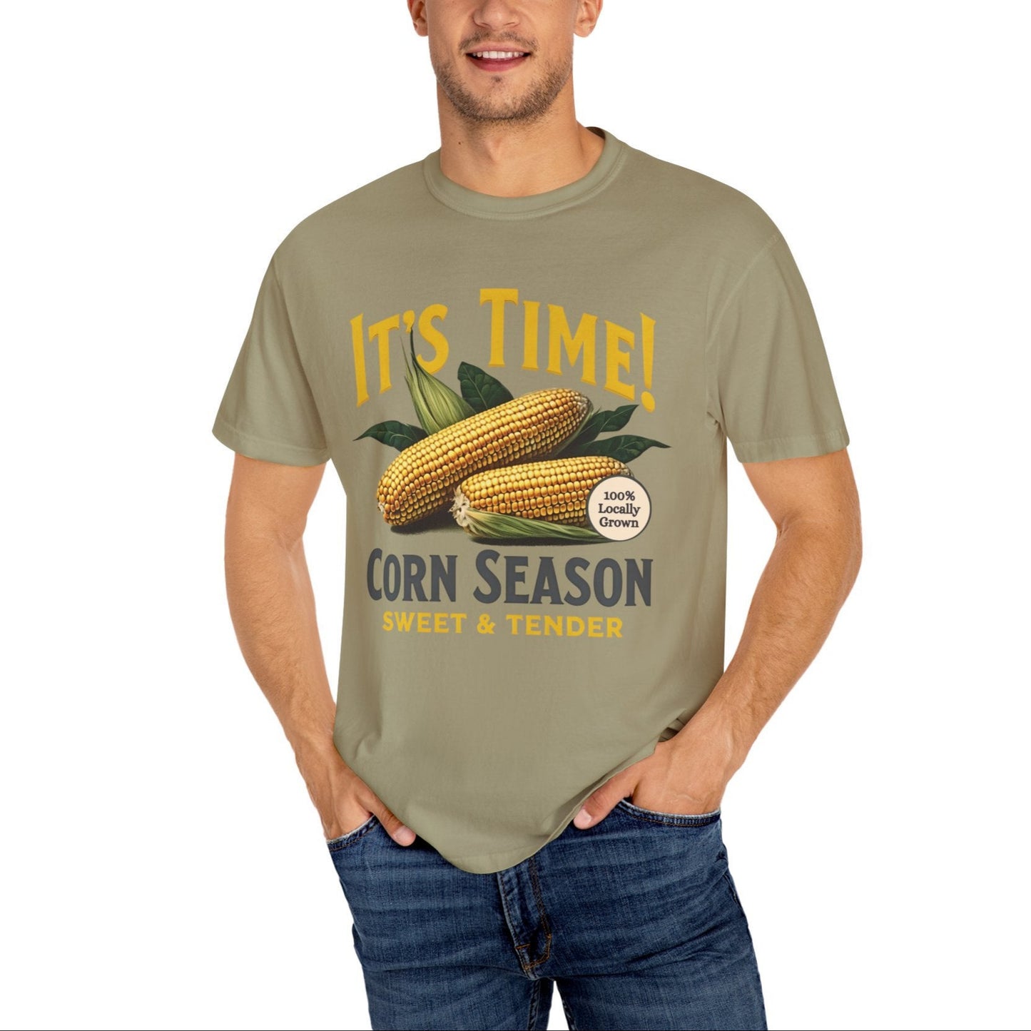 "It's Corn Season" Premium Garment-Dyed Comfort Colors TShirt