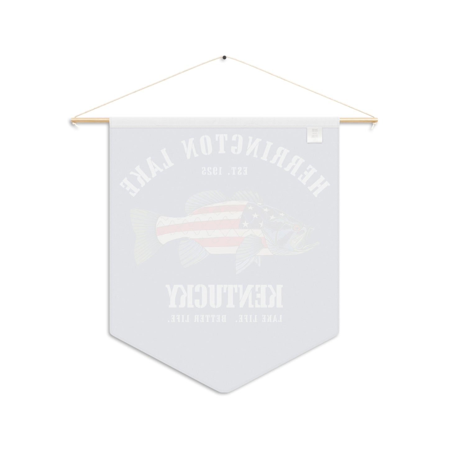 Herrington Lake Patriots All-American Angler Pennant Banner - Blue
