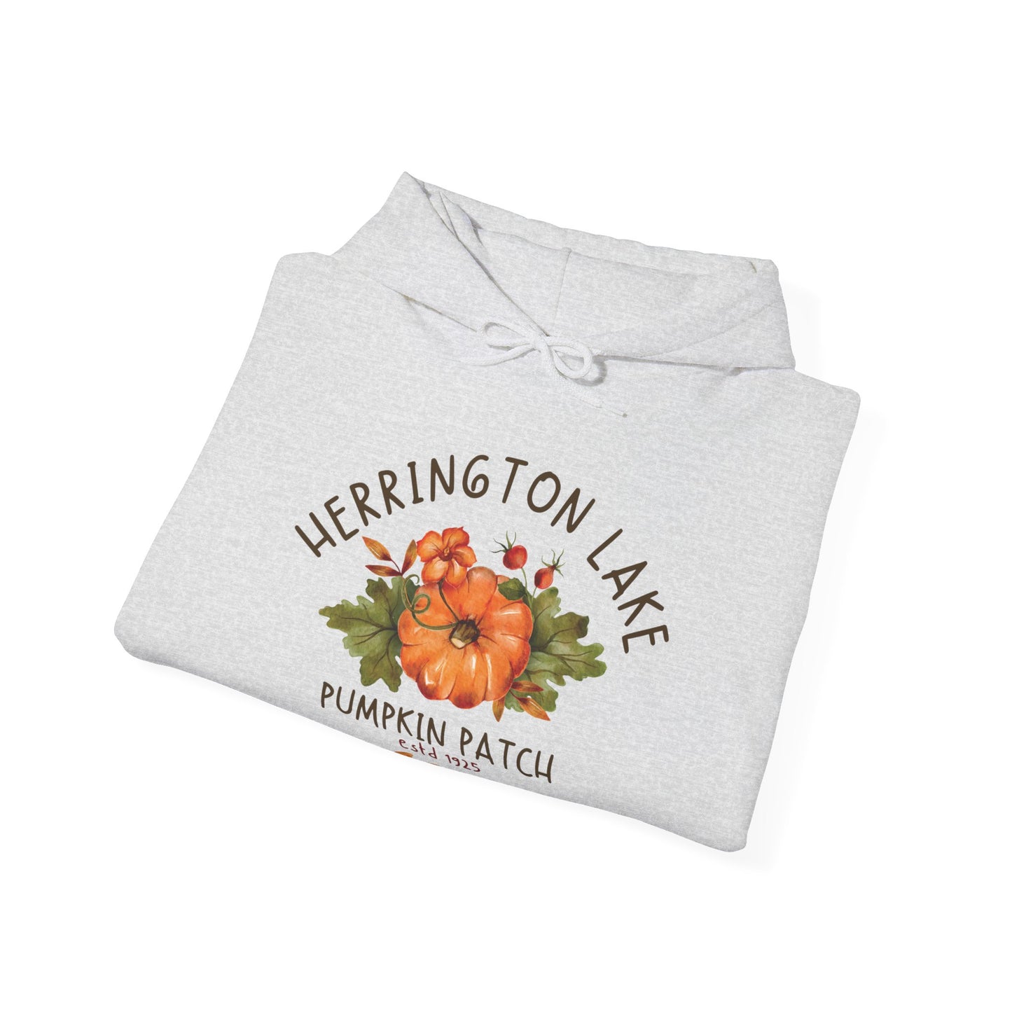 Illustrated Herrington Lake Pumpkin Patch Unisex Heavy Blend™ Hooded Sweatshirt
