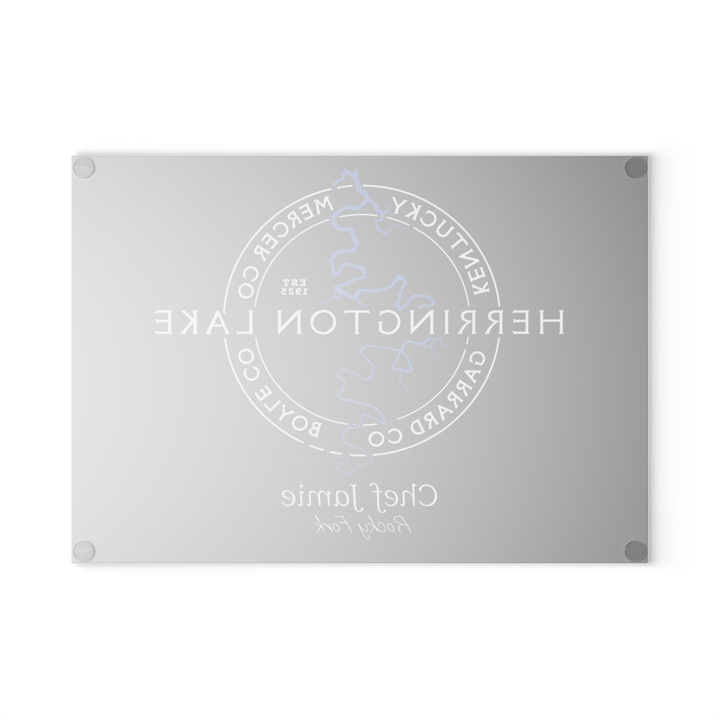 The Personalized Custom "Classic" Collection Glass Cutting Board
