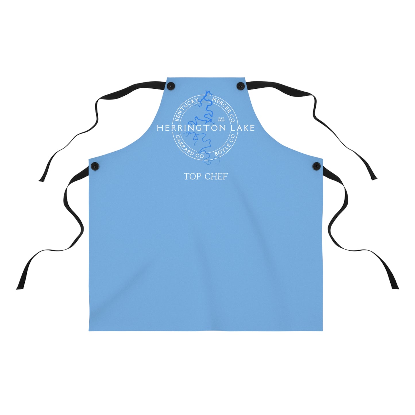 The Personalized Custom "Classic" Herrington Lake and County Poly-Twill Apron