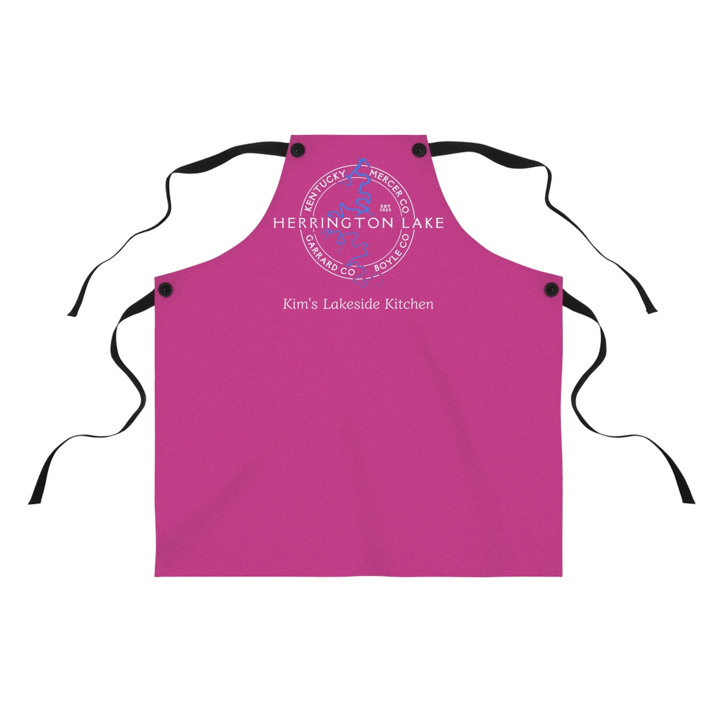 The Personalized Custom "Classic" Herrington Lake and County Poly-Twill Apron
