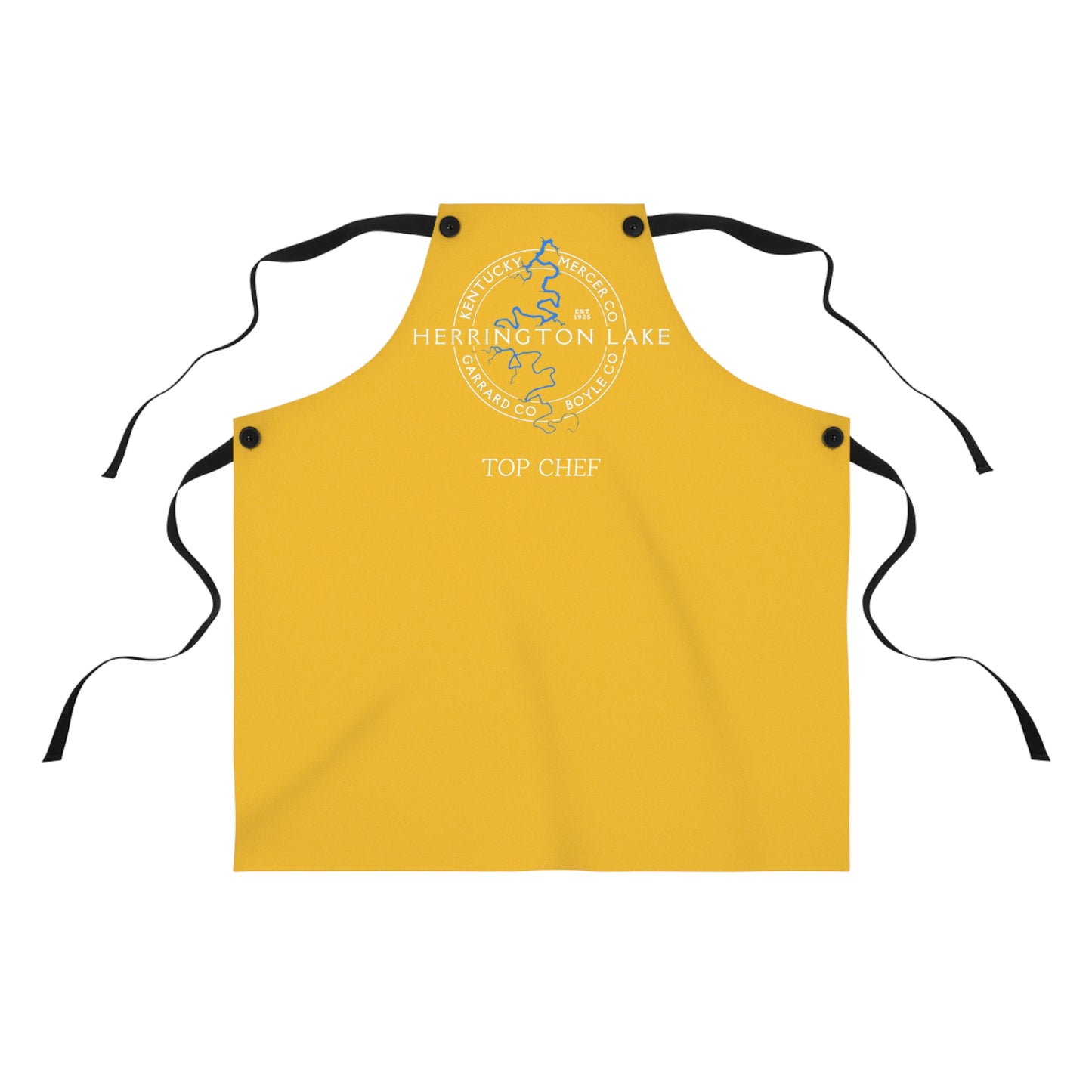 The Personalized Custom "Classic" Herrington Lake and County Poly-Twill Apron