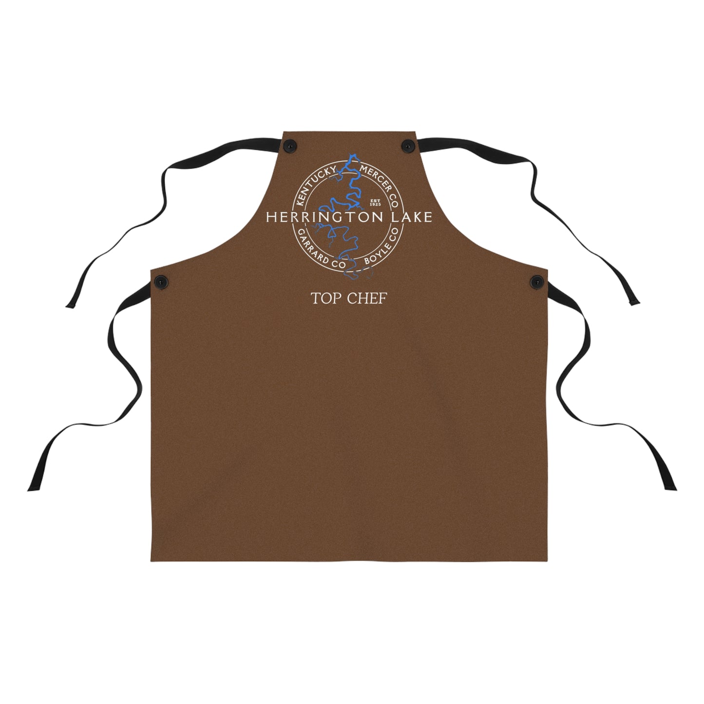 The Personalized Custom "Classic" Herrington Lake and County Poly-Twill Apron