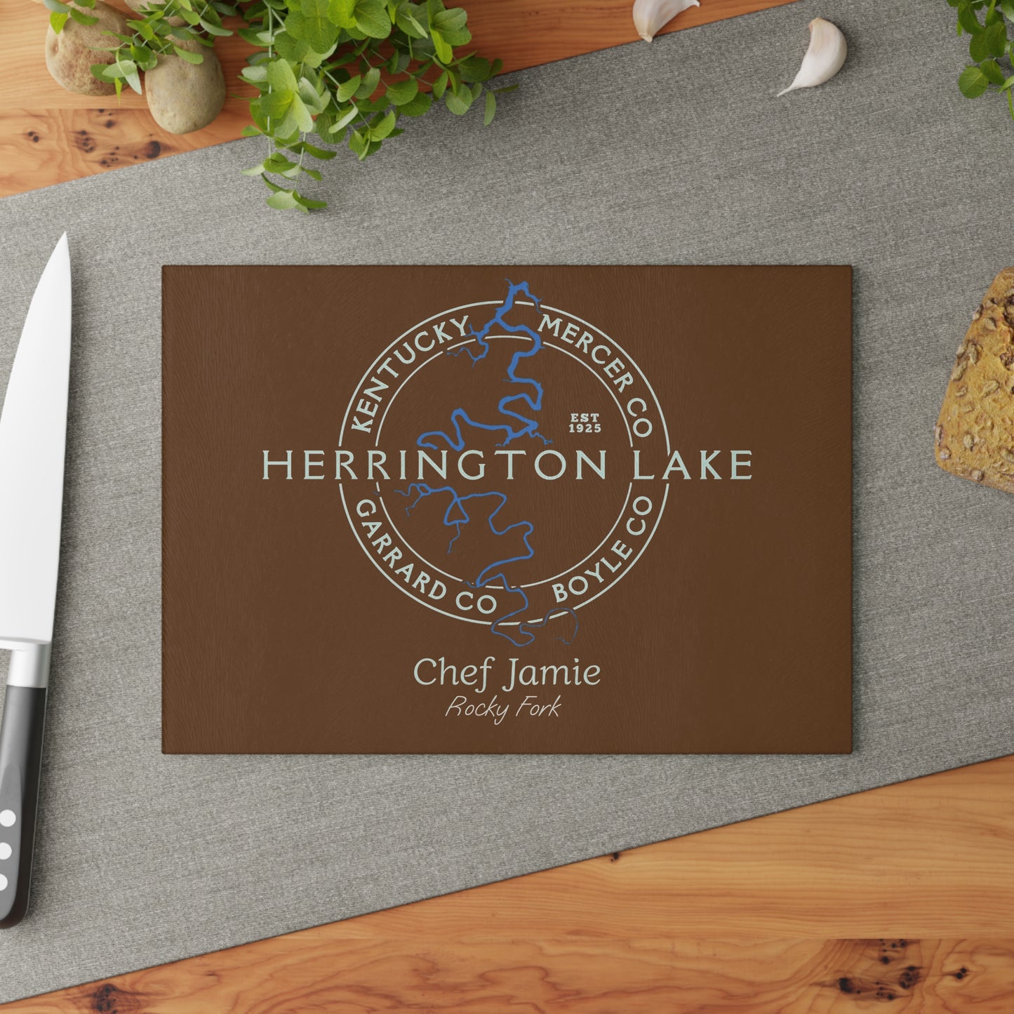 The Personalized Custom "Classic" Collection Glass Cutting Board