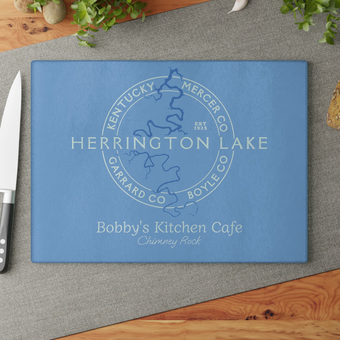 The Personalized Custom "Classic" Collection Glass Cutting Board