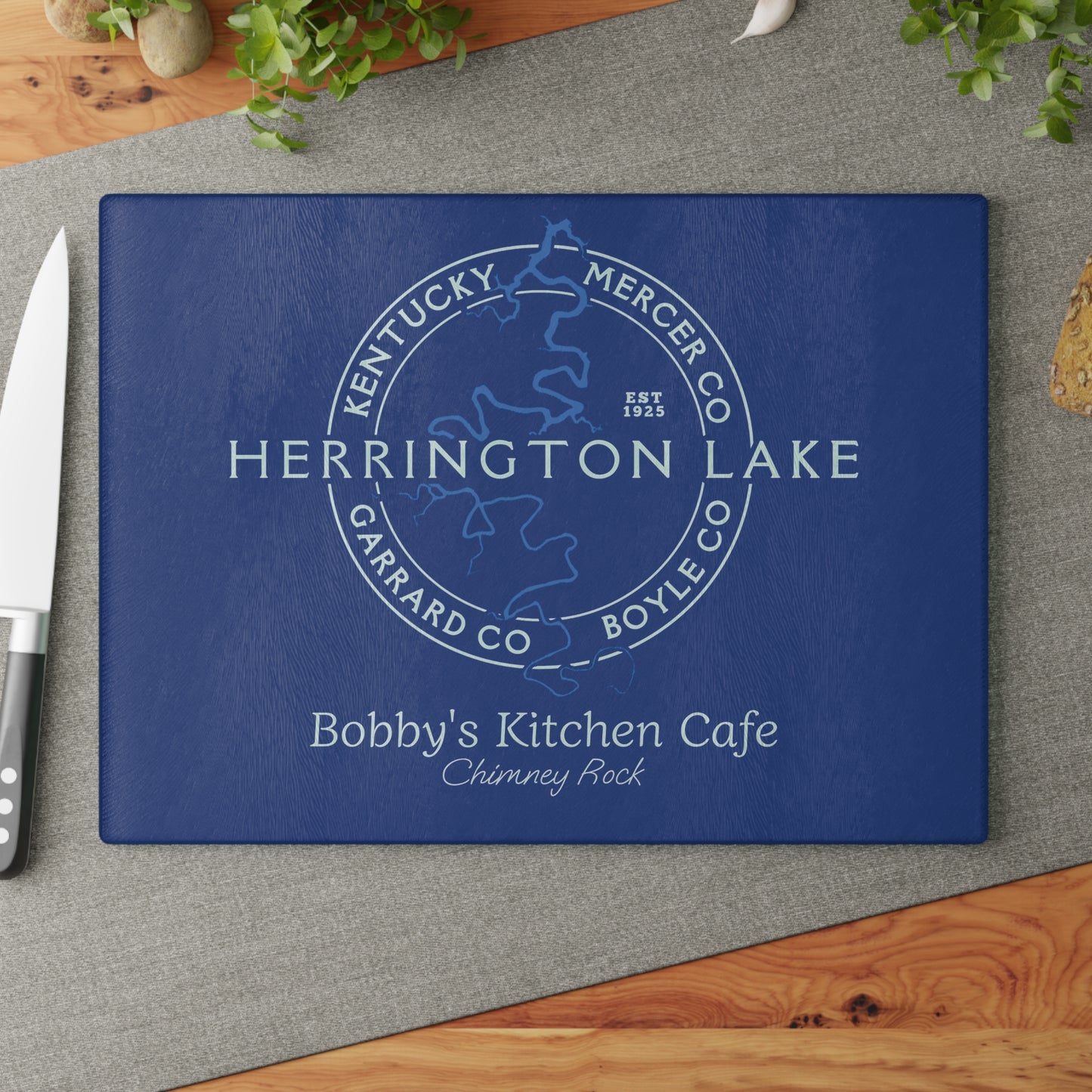 The Personalized Custom "Classic" Collection Glass Cutting Board
