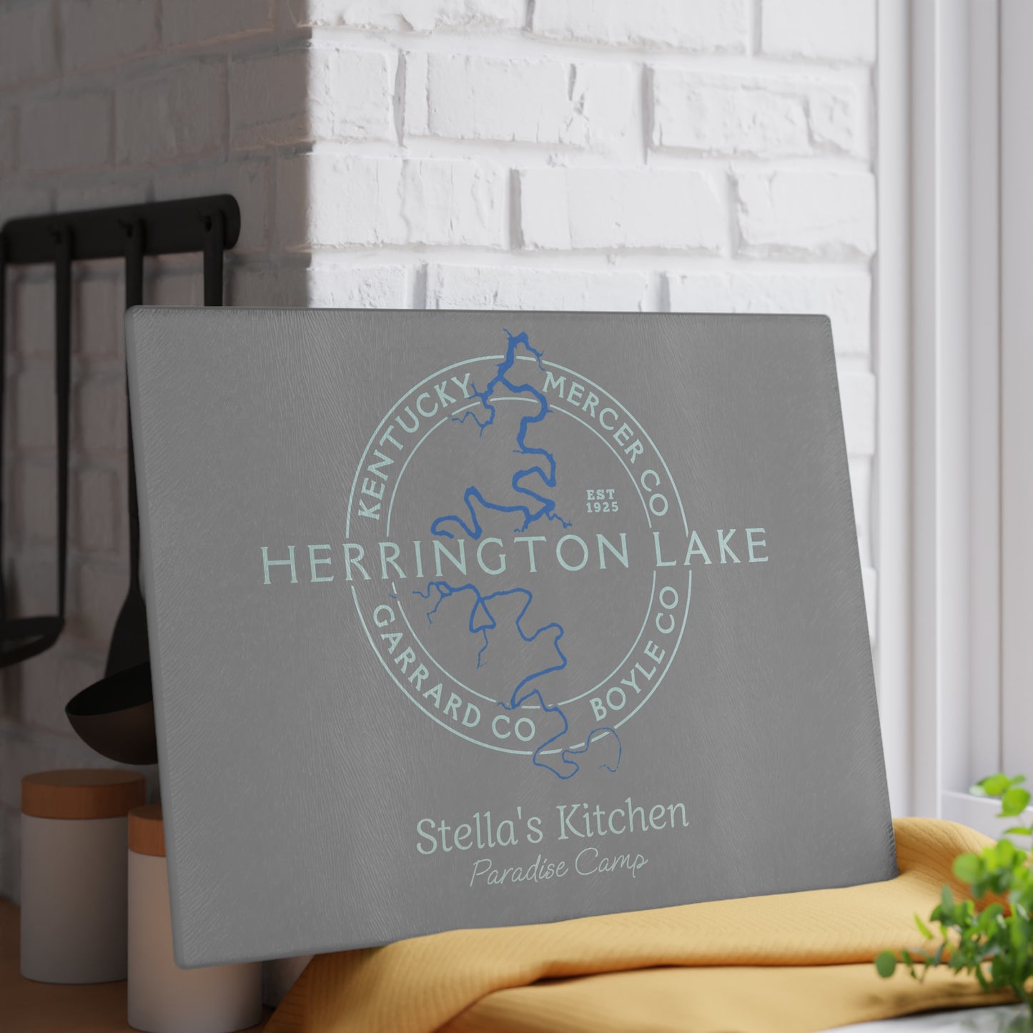 The Personalized Custom "Classic" Collection Glass Cutting Board