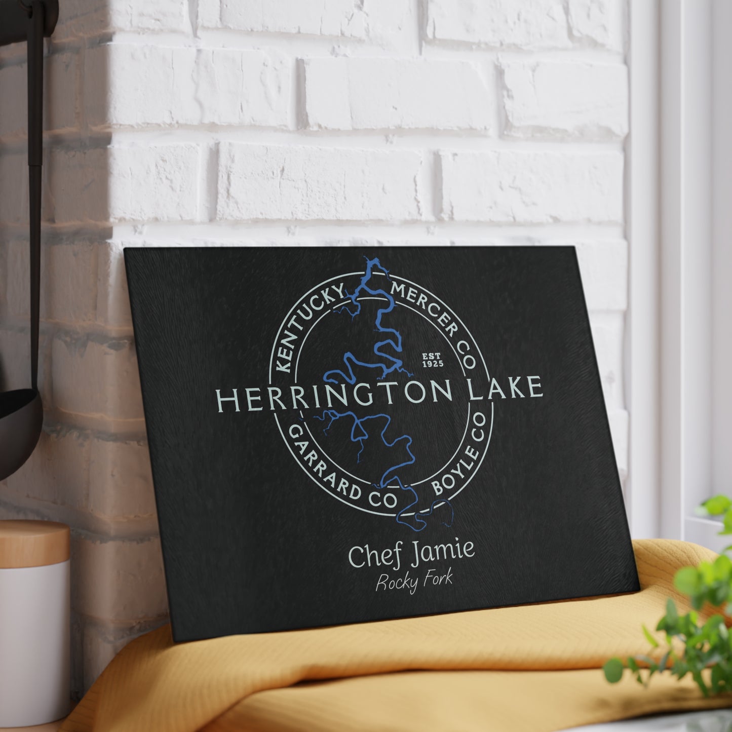The Personalized Custom "Classic" Collection Glass Cutting Board
