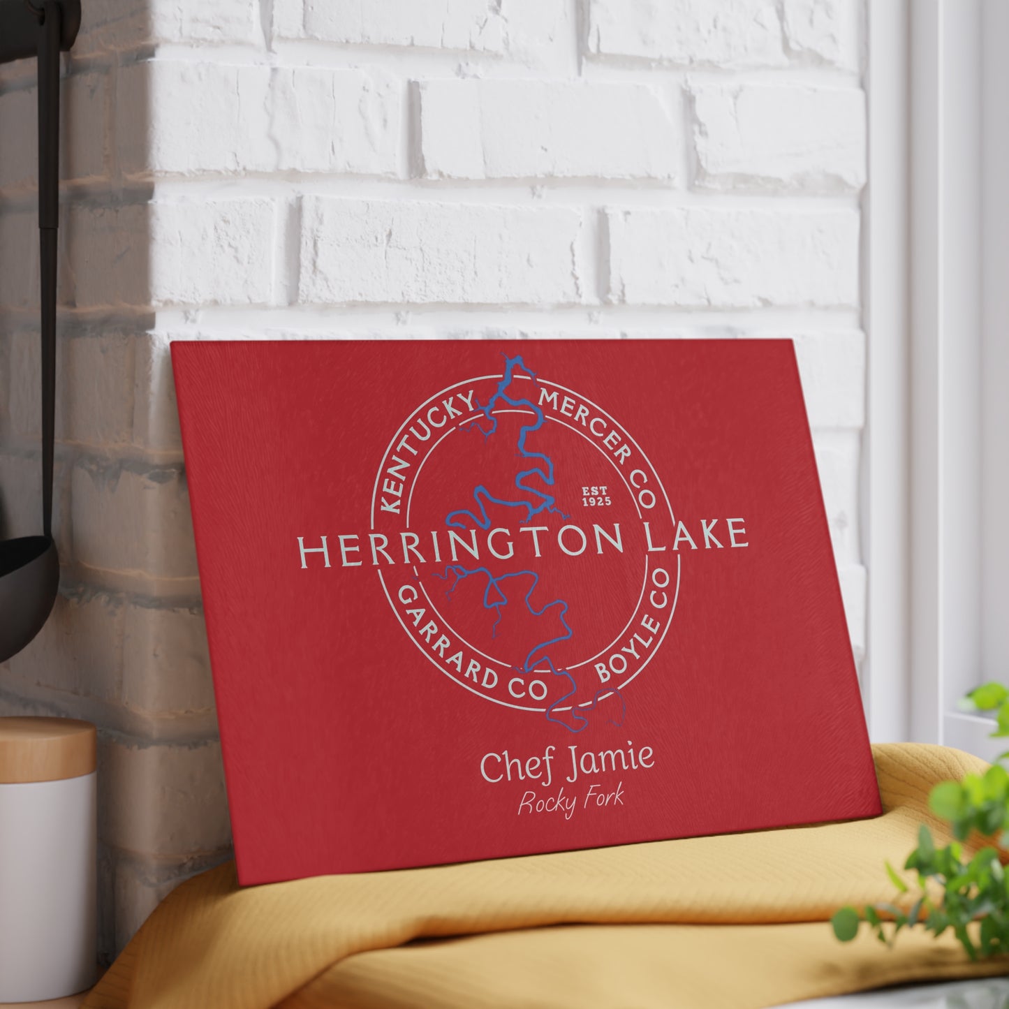 The Personalized Custom "Classic" Collection Glass Cutting Board