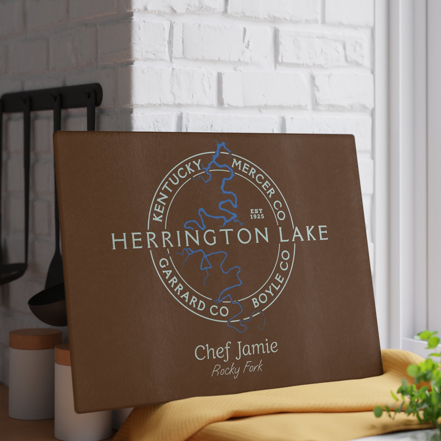 The Personalized Custom "Classic" Collection Glass Cutting Board