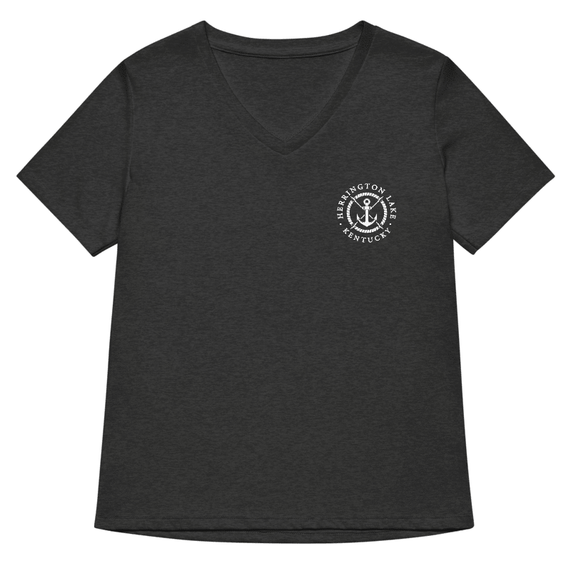 Women's Embroidered Nautical Collection Soft & Relaxed V-Neck T-Shirt