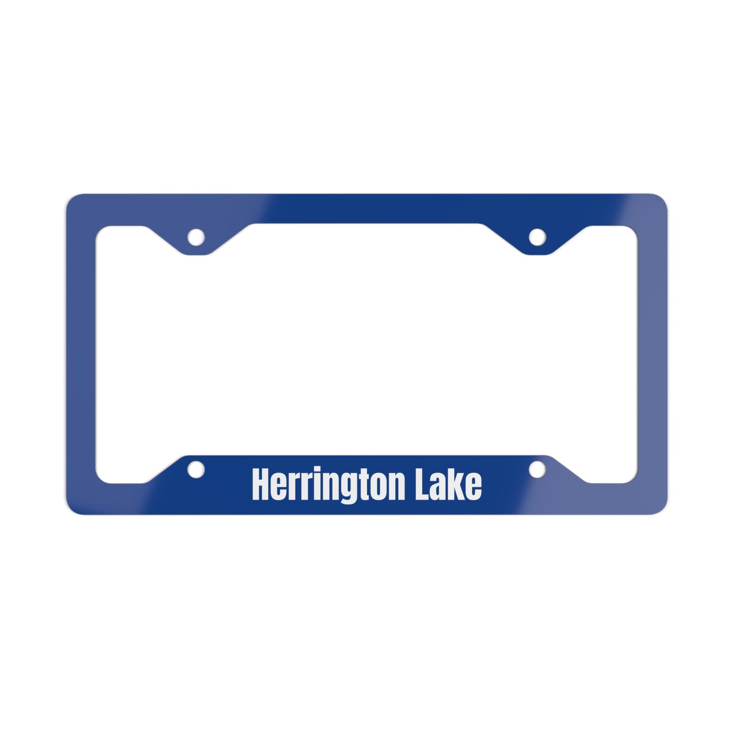 Herrington Lake Metal License Plate Frame