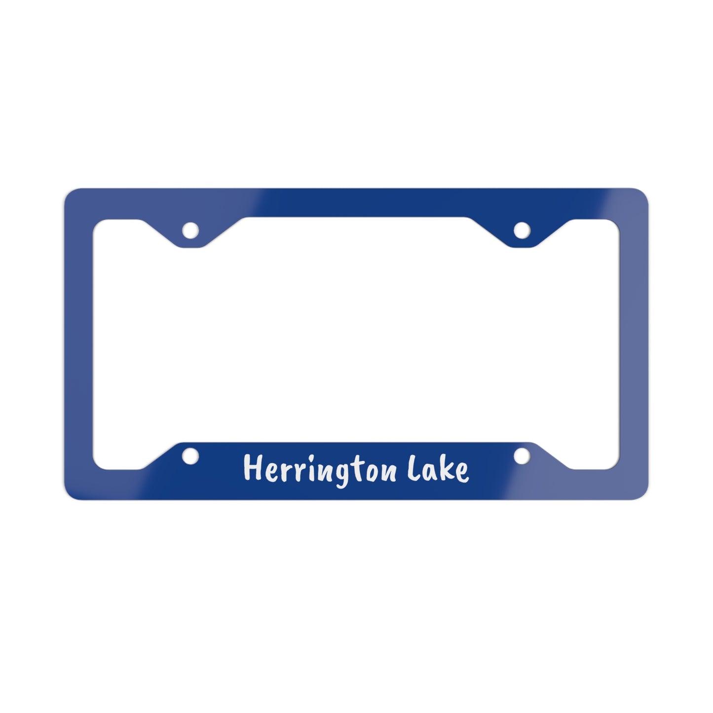 Herrington Lake Metal License Plate Frame
