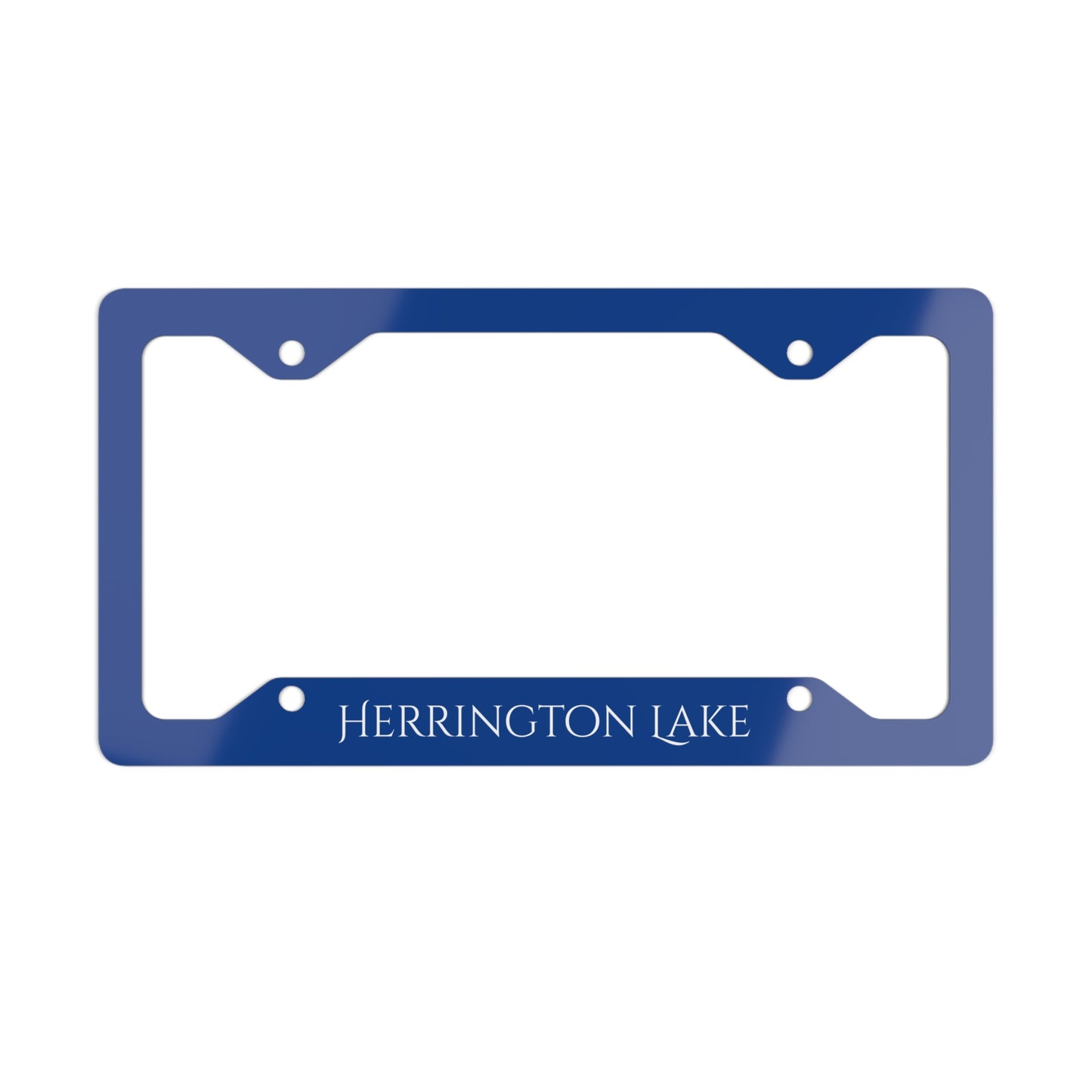 Herrington Lake Metal License Plate Frame