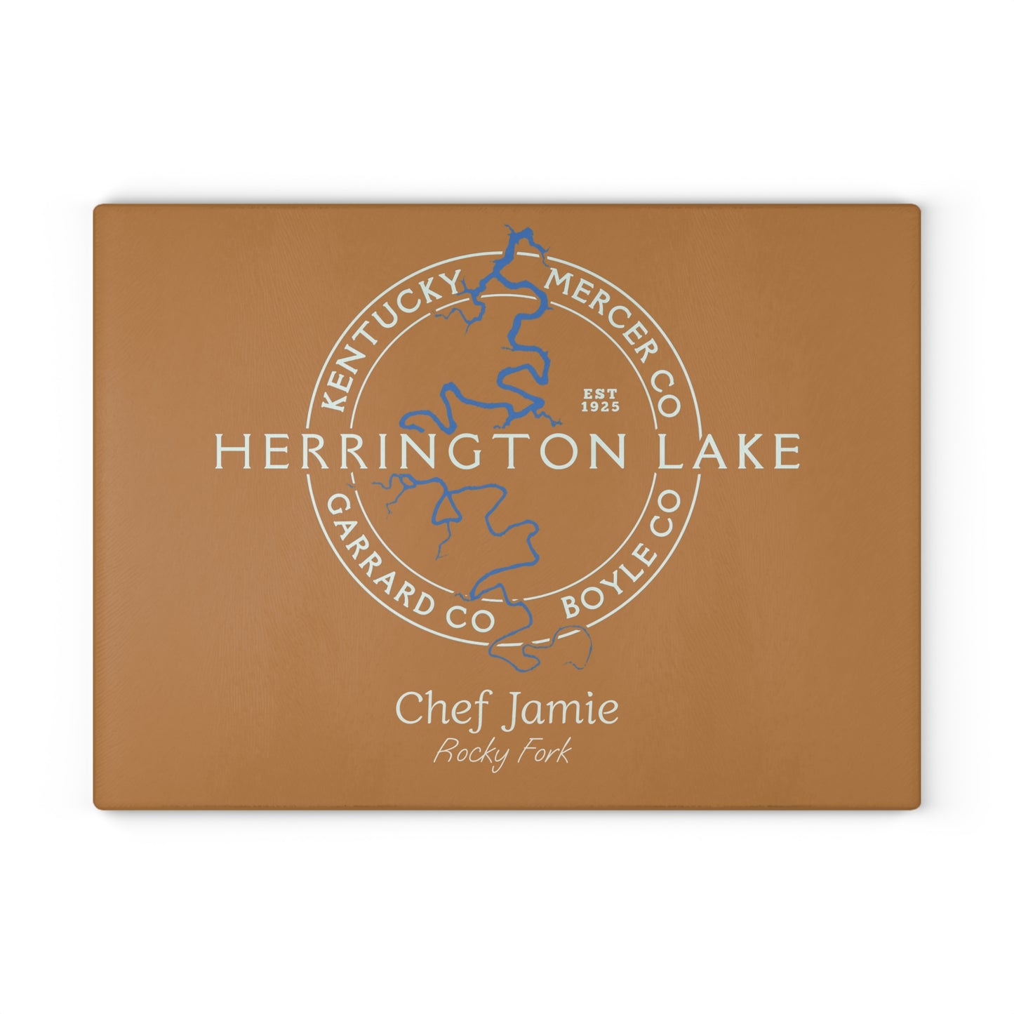 The Personalized Custom "Classic" Collection Glass Cutting Board