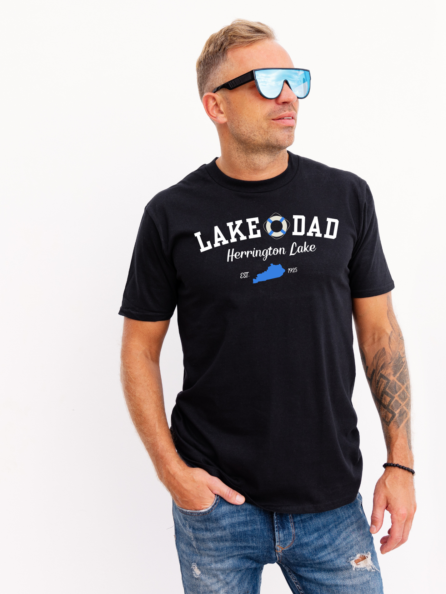 "Lake Dad" Premium Garment-Dyed Comfort Colors TShirt