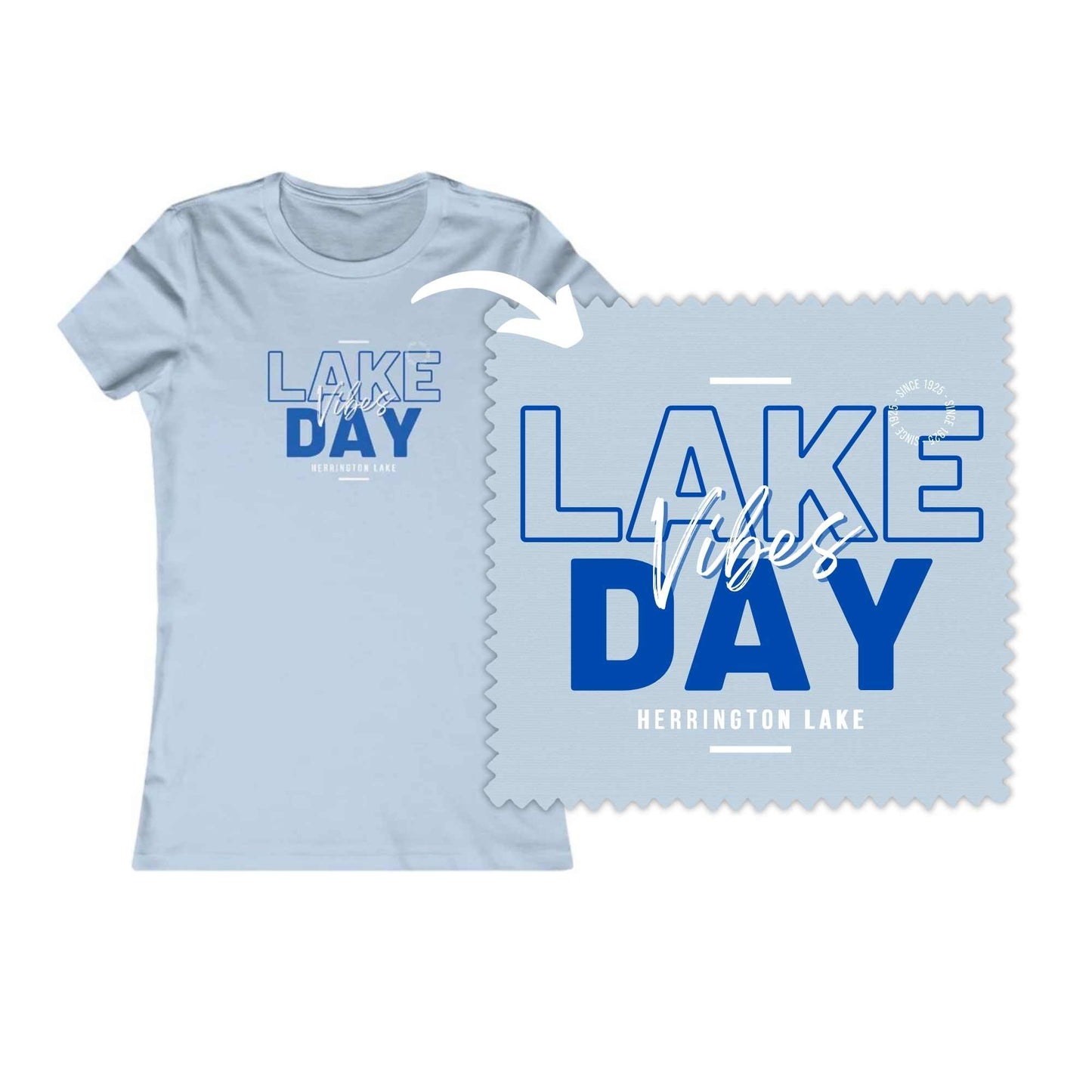 "Lake Day Vibes" Herrington Lake Women's Favorite Tee