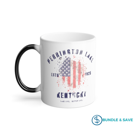 Herrington Lake Patriots Color Morphing Mug, 11oz