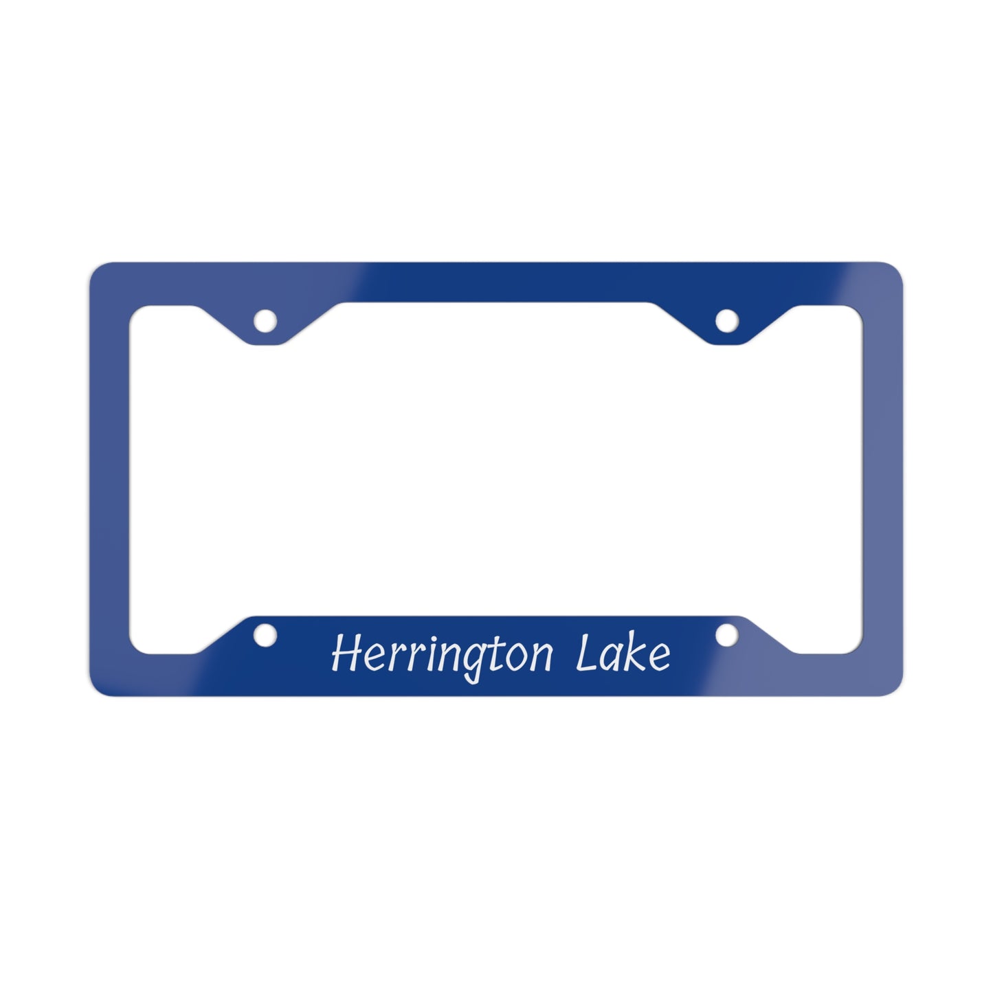 Herrington Lake Metal License Plate Frame