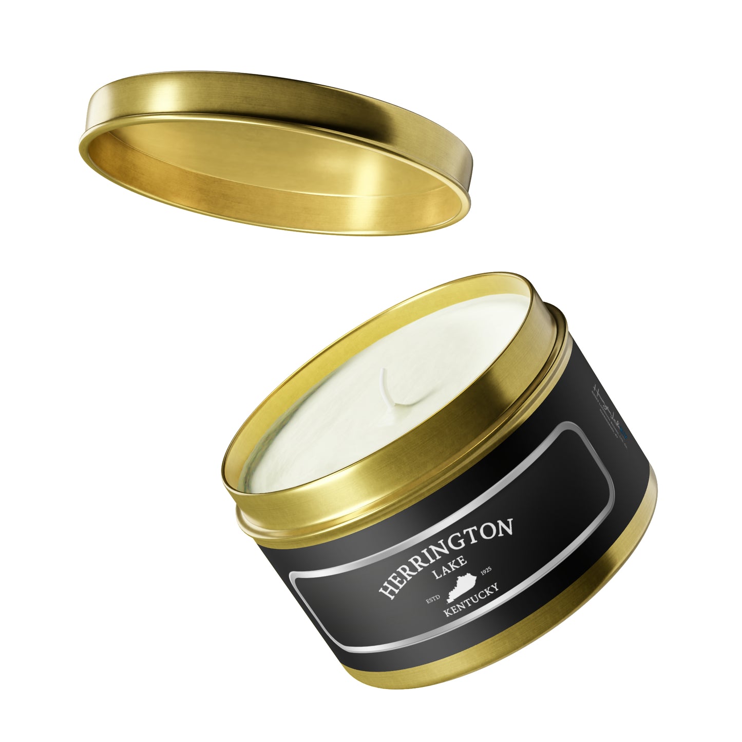 "Simply Herrington" Black Label Coconut Soy Wax Premium Tin Candles