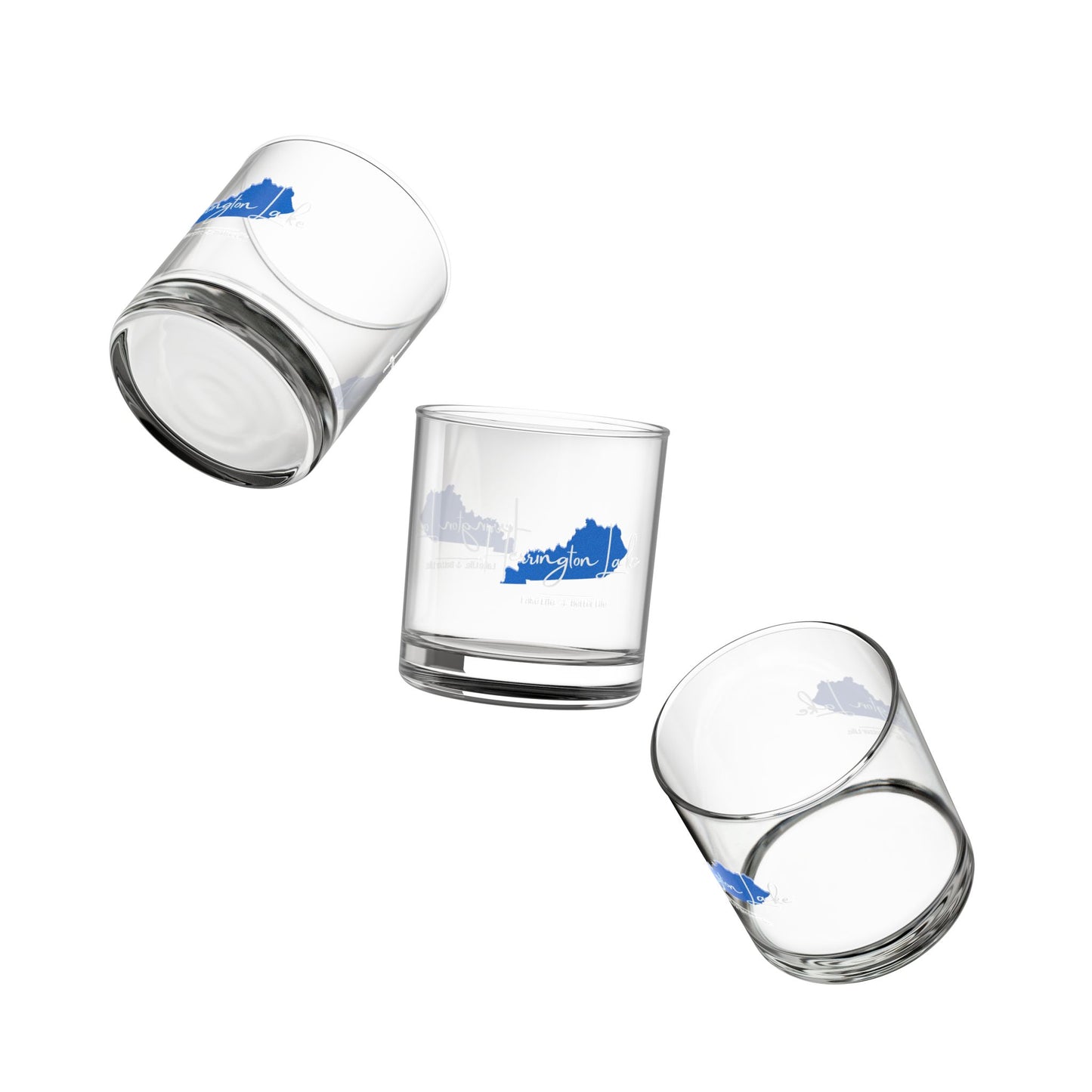 Signature Collection Glassware Set (Blue/White) By Taylor Glass