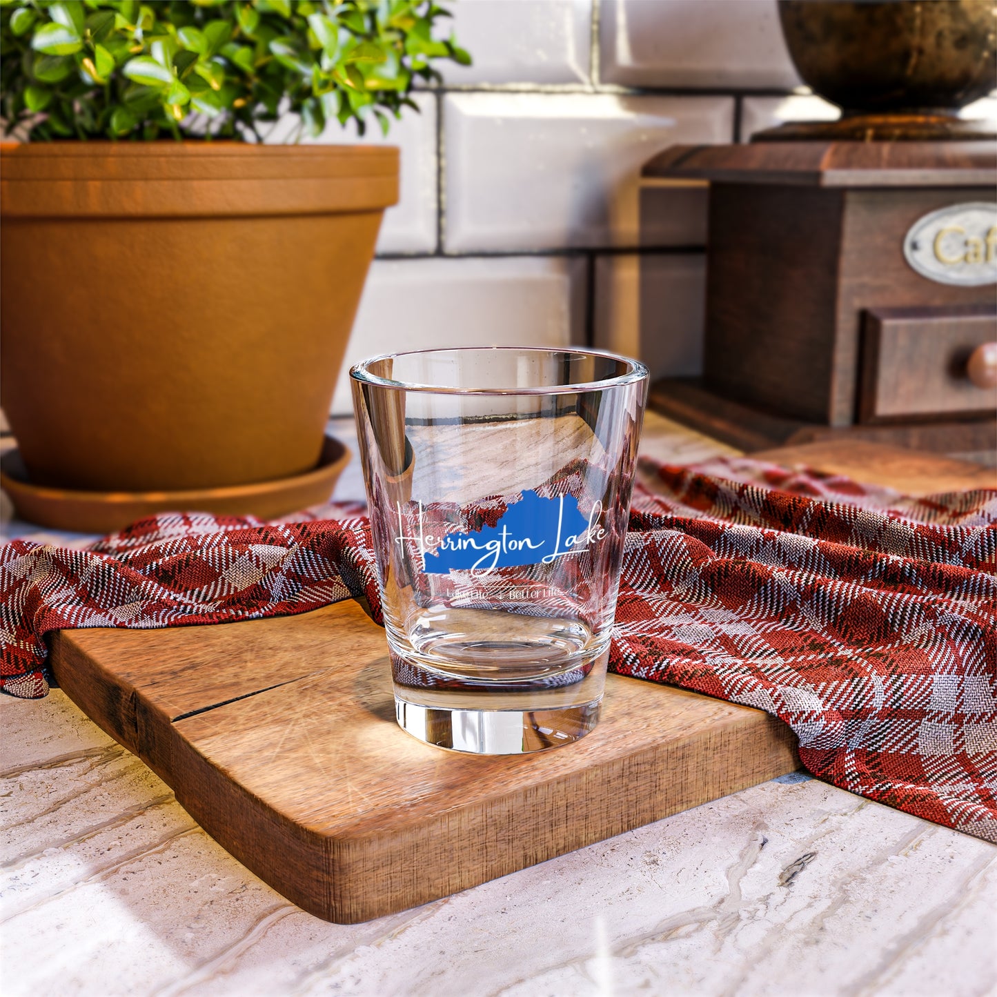 Signature Collection Glassware Set (Blue/White) By Taylor Glass